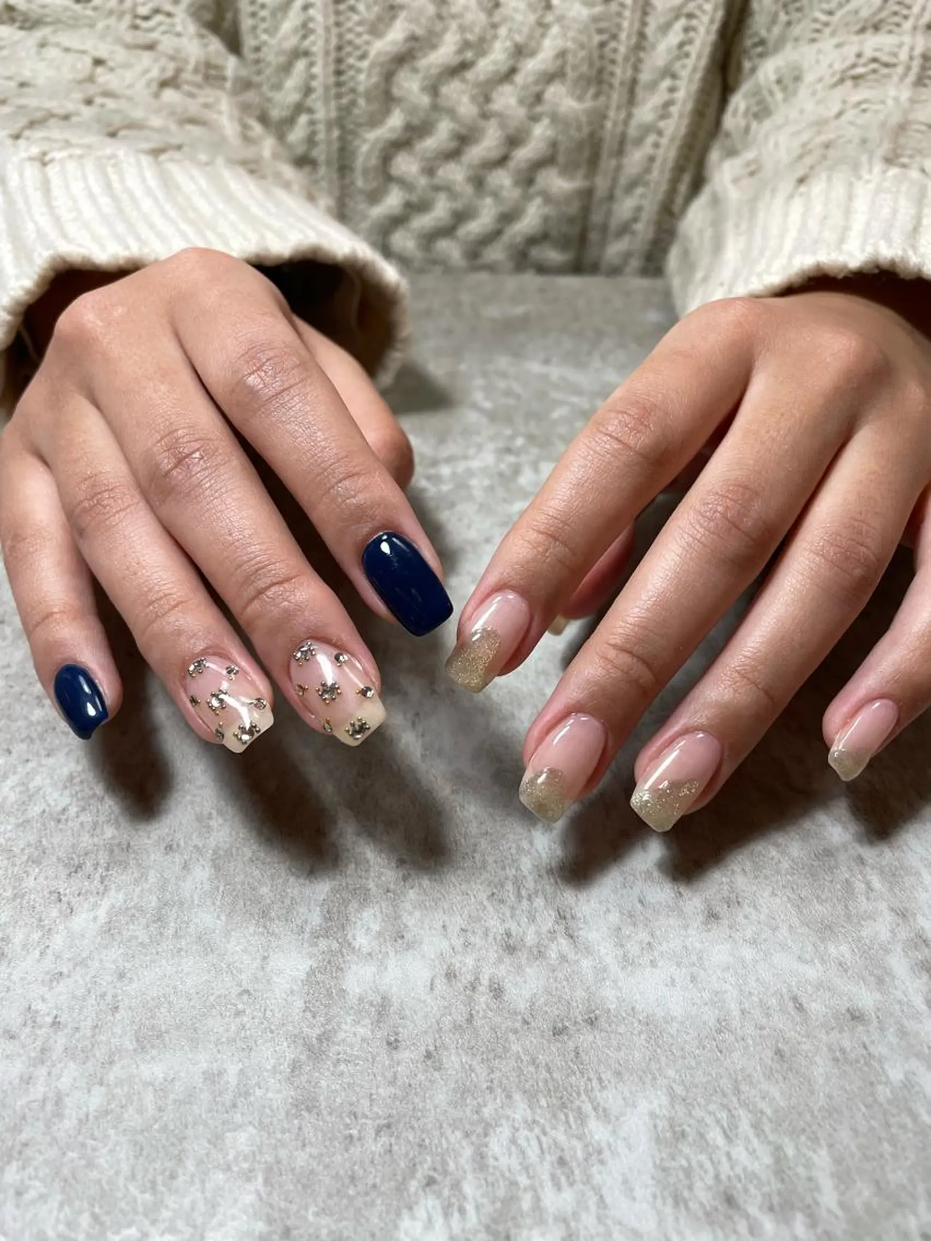 ネイル ニュアンスネイル シンプルネイル percent .%のネイルデザイン