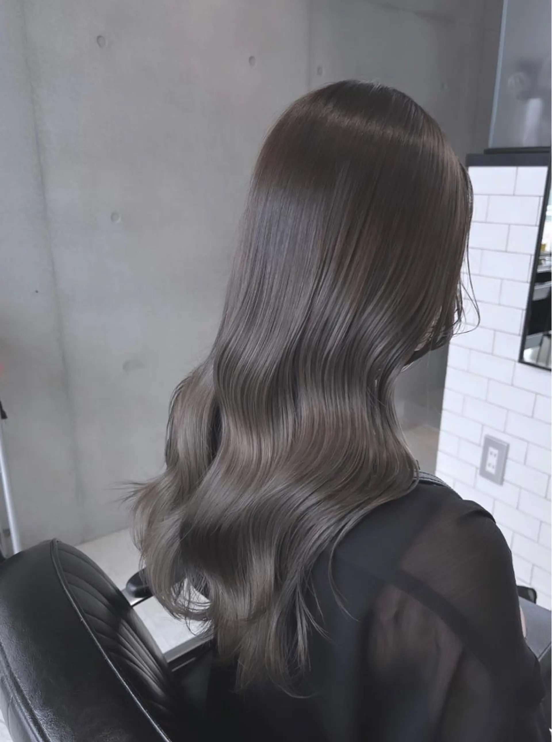 セミロング カット ヘアカラー トリートメント 🌫️大人韓国ヘア 🌫️naoyaのヘアスタイル