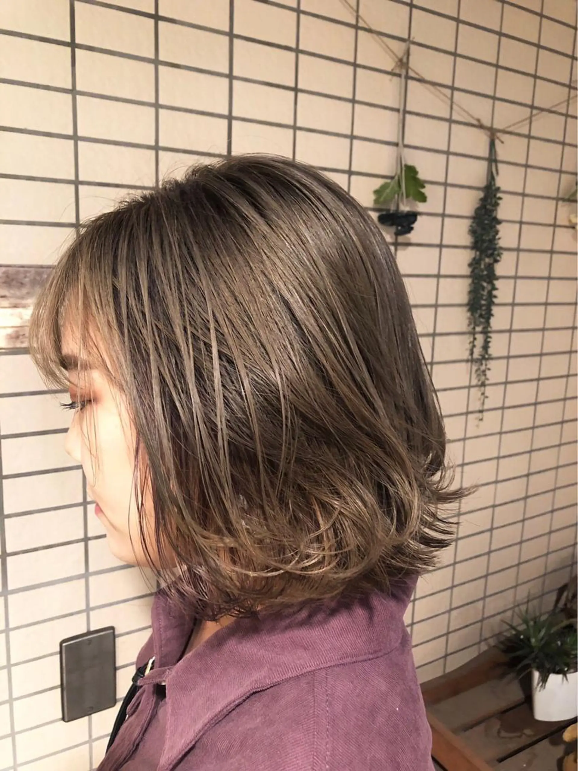 ミディアム カラー 鈴木 マサアキのヘアスタイル