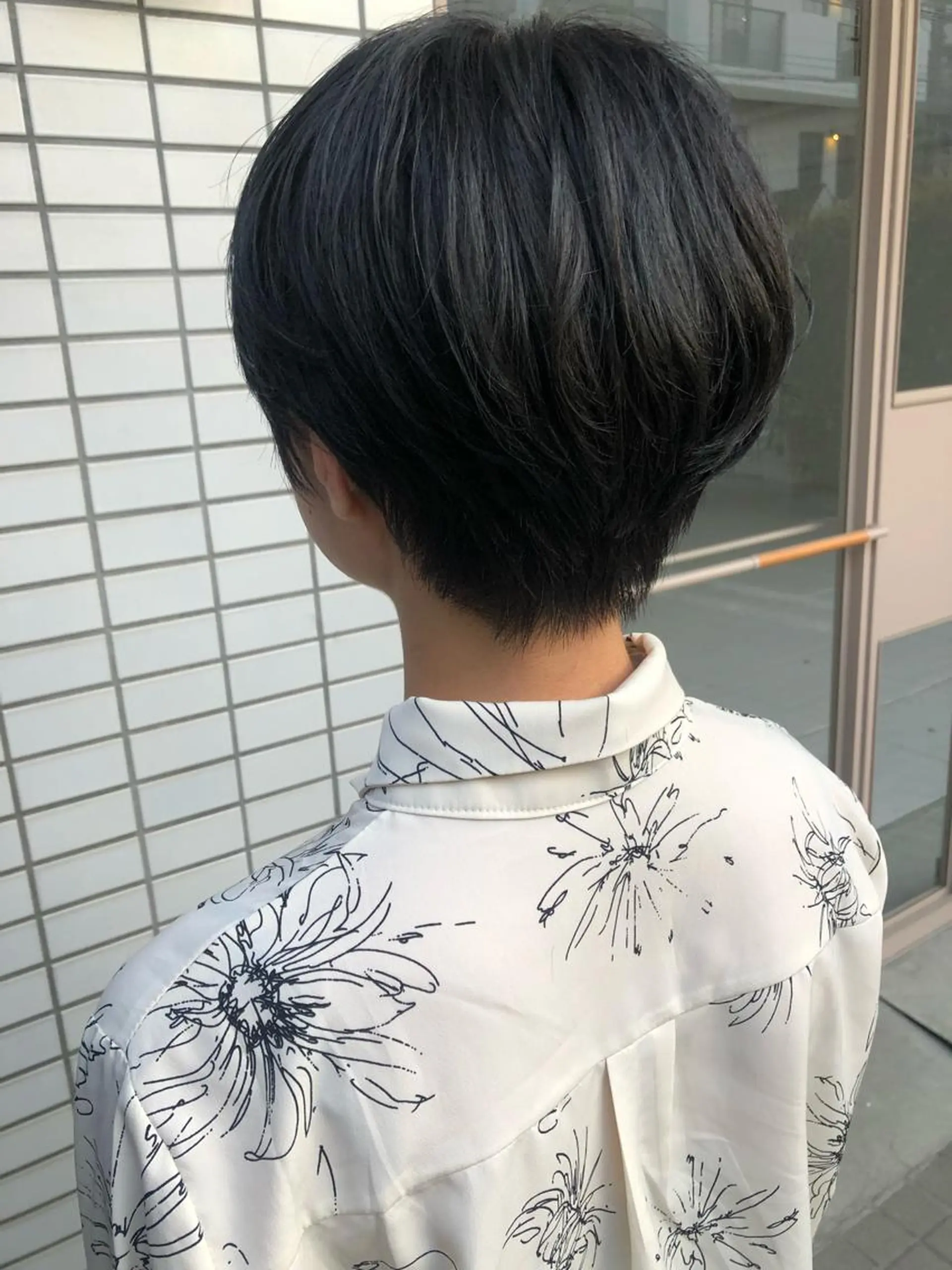 ショート カラー THE DAY所属・AKI HASHIMOTOのヘアスタイル