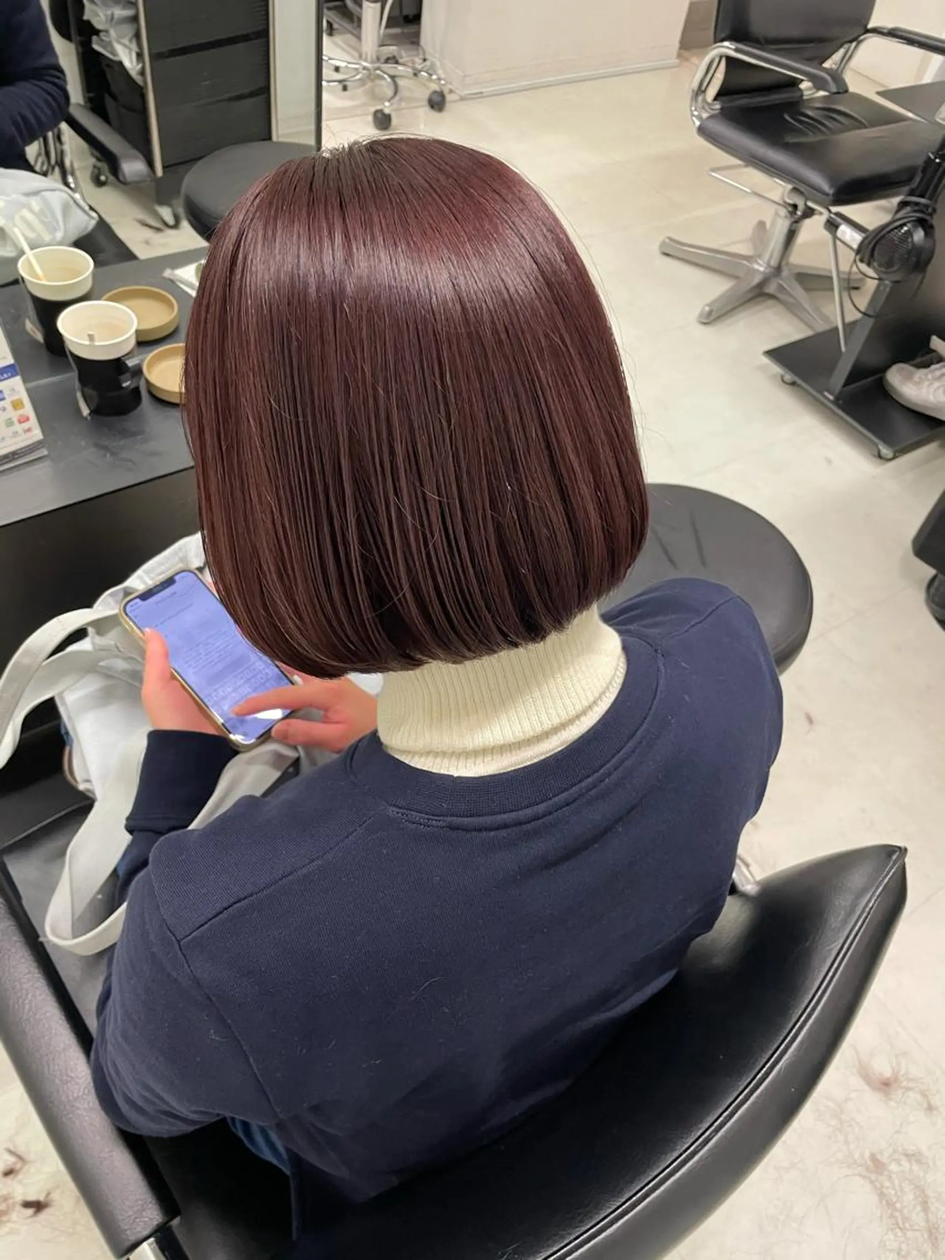 ショート カラー キッズ ヘアカラー トリートメント オトナヘア🌸 harukaのヘアスタイル