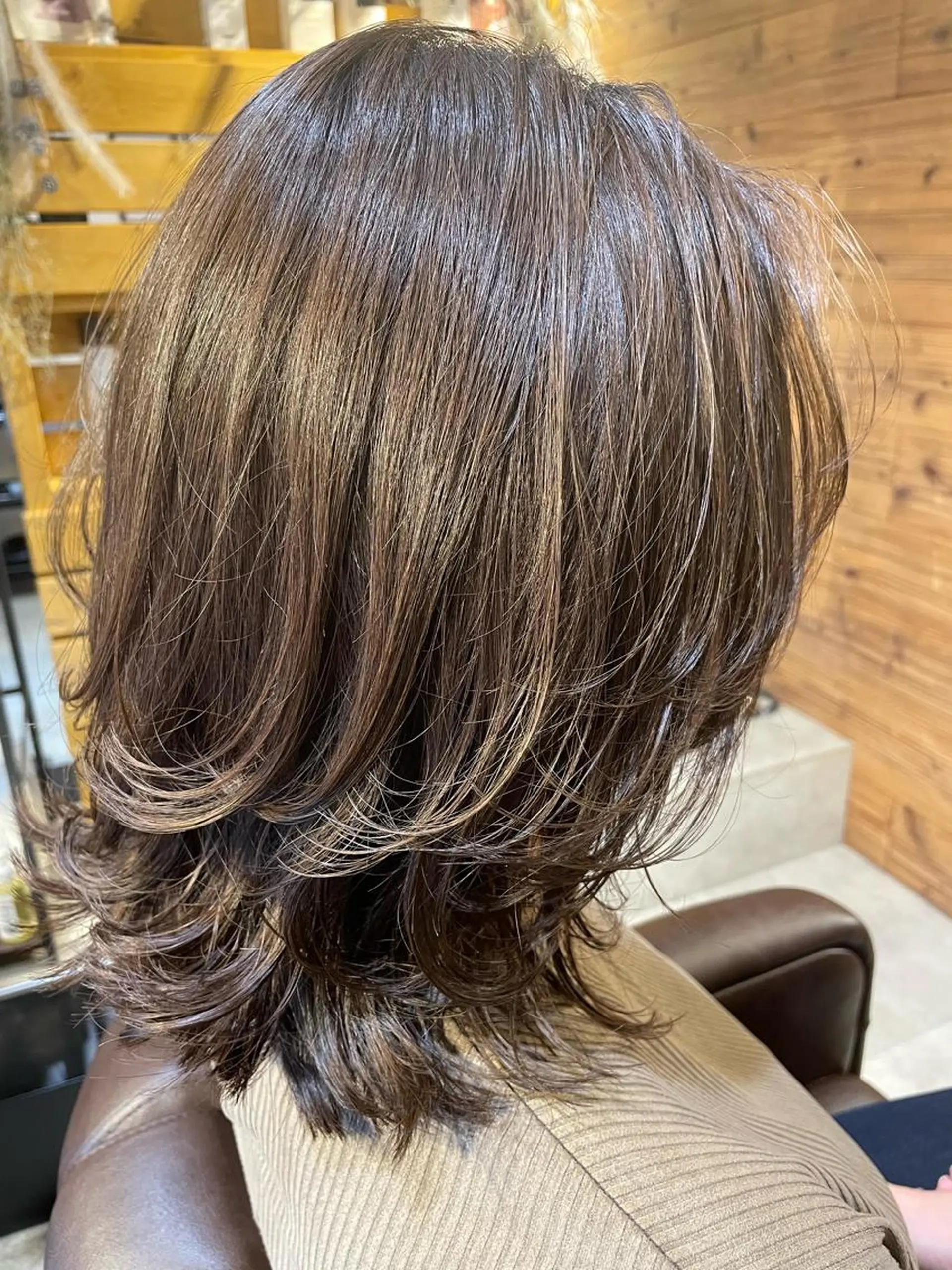 ミディアム カット ヘアカラー トリートメント NESTA hair ground所属・🌈NESTA minami🌈のヘアスタイル