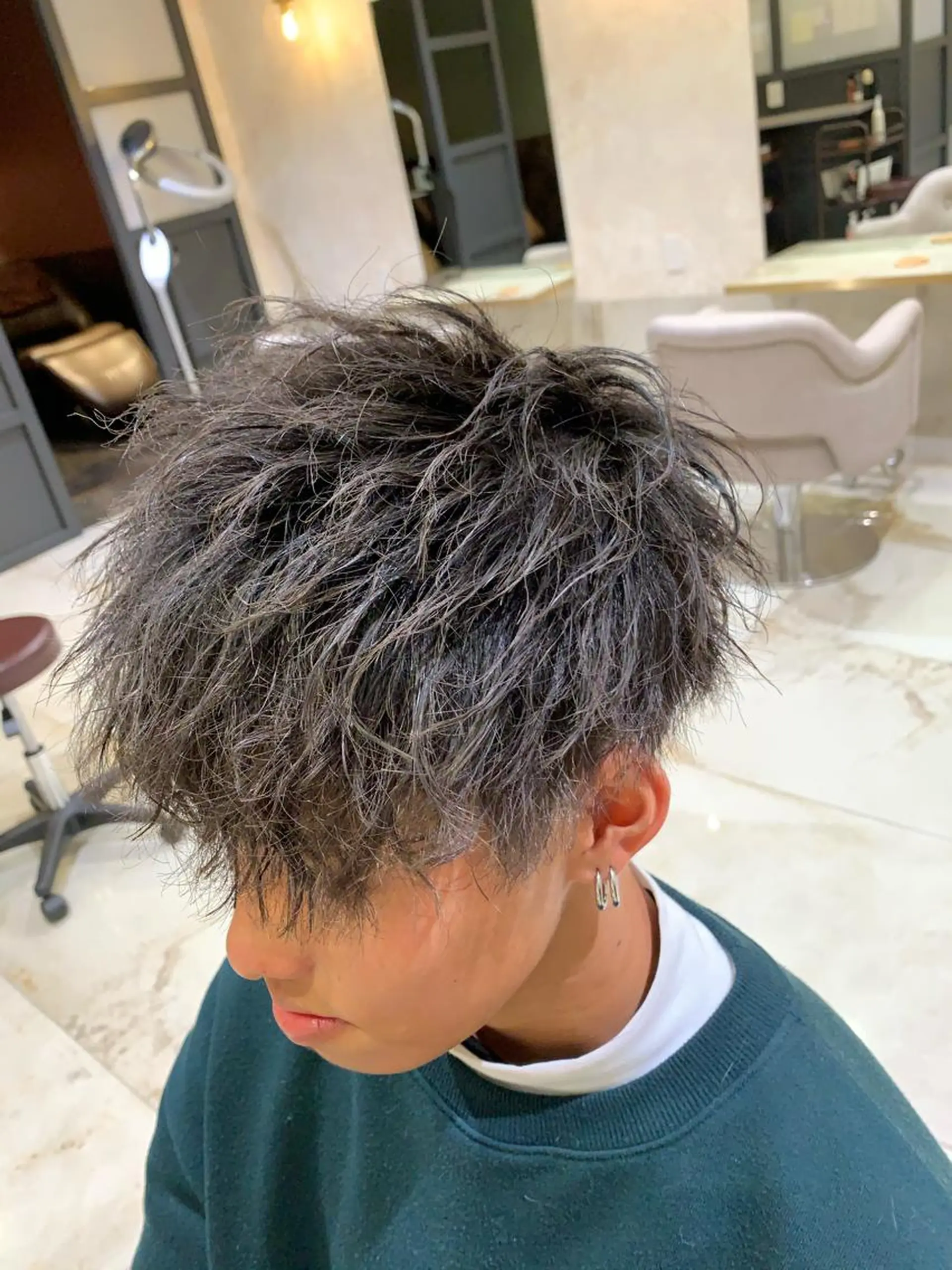 ショート パーマ カット パーマ Bar Ber  AFRO所属・本町No1カット集団 AFROのヘアスタイル