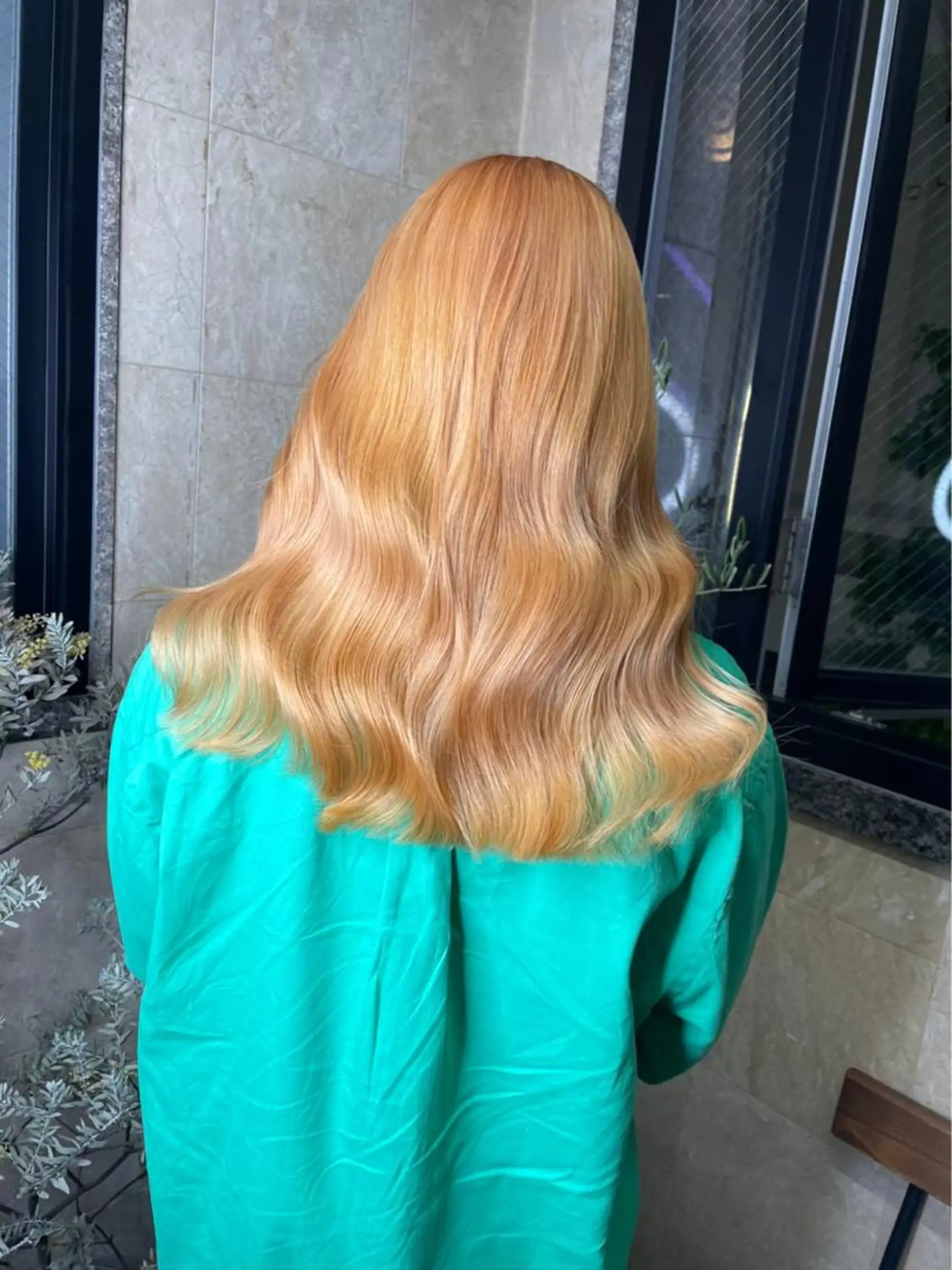 カラー オレンジ MUSASHI ブリーチカラー◎のヘアスタイル