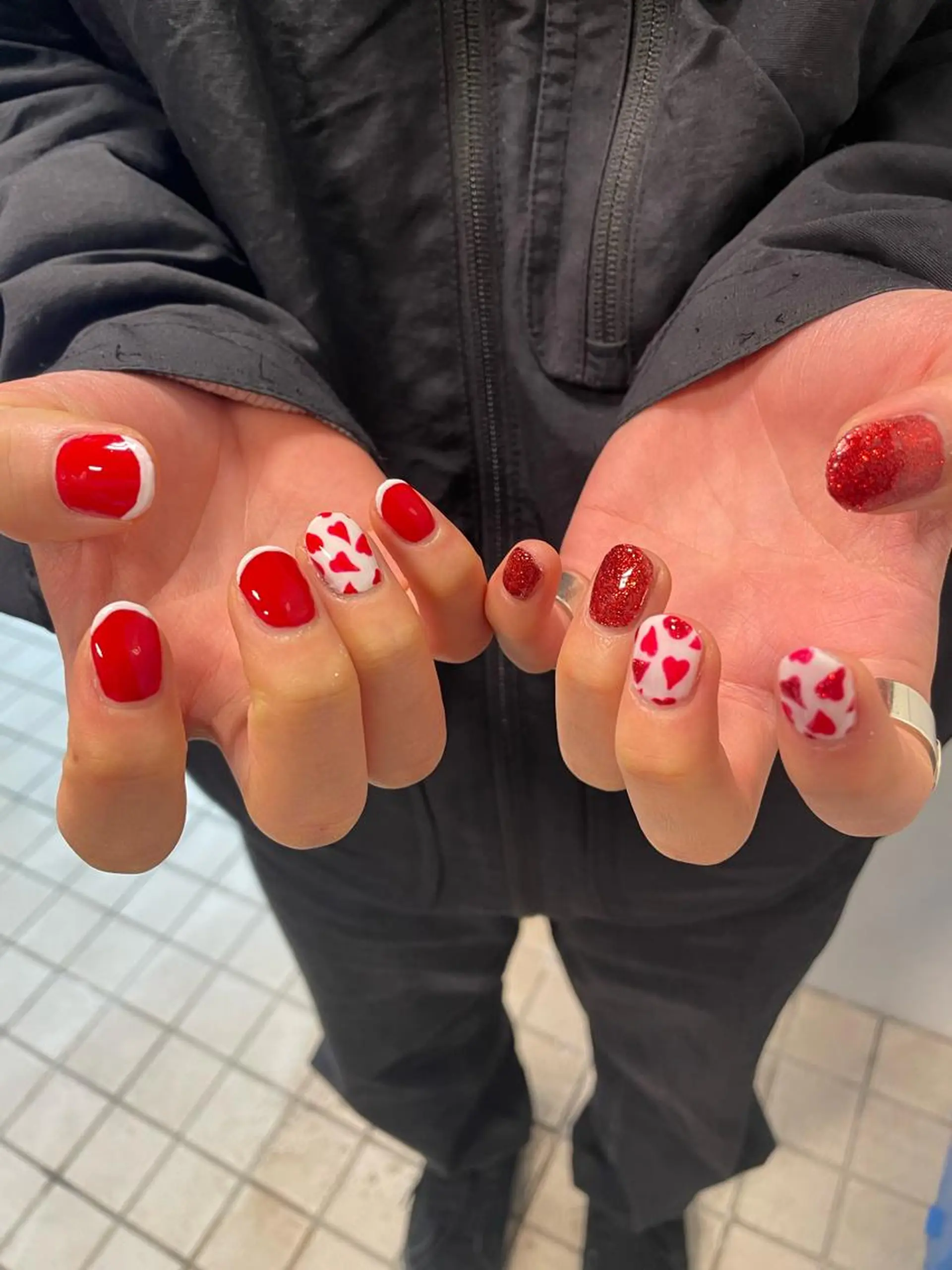 ネイル メンズネイル ハンドネイル メンズ/艶髪/カラー サクラ🌸のヘアスタイル