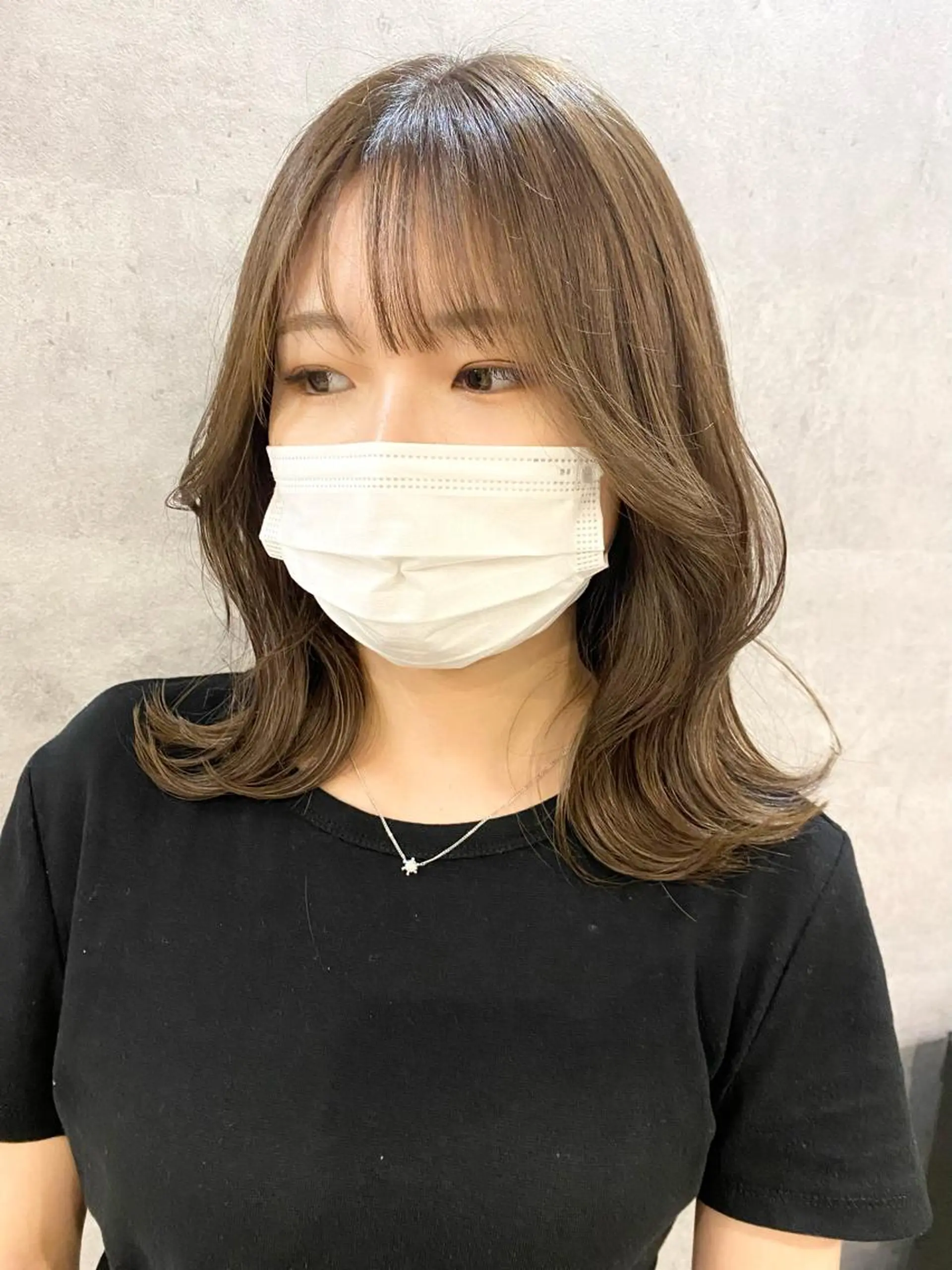 ミディアム カット ヘアカラー トリートメント Bear(ベア)所属・KYOKO 【Bear】のヘアスタイル