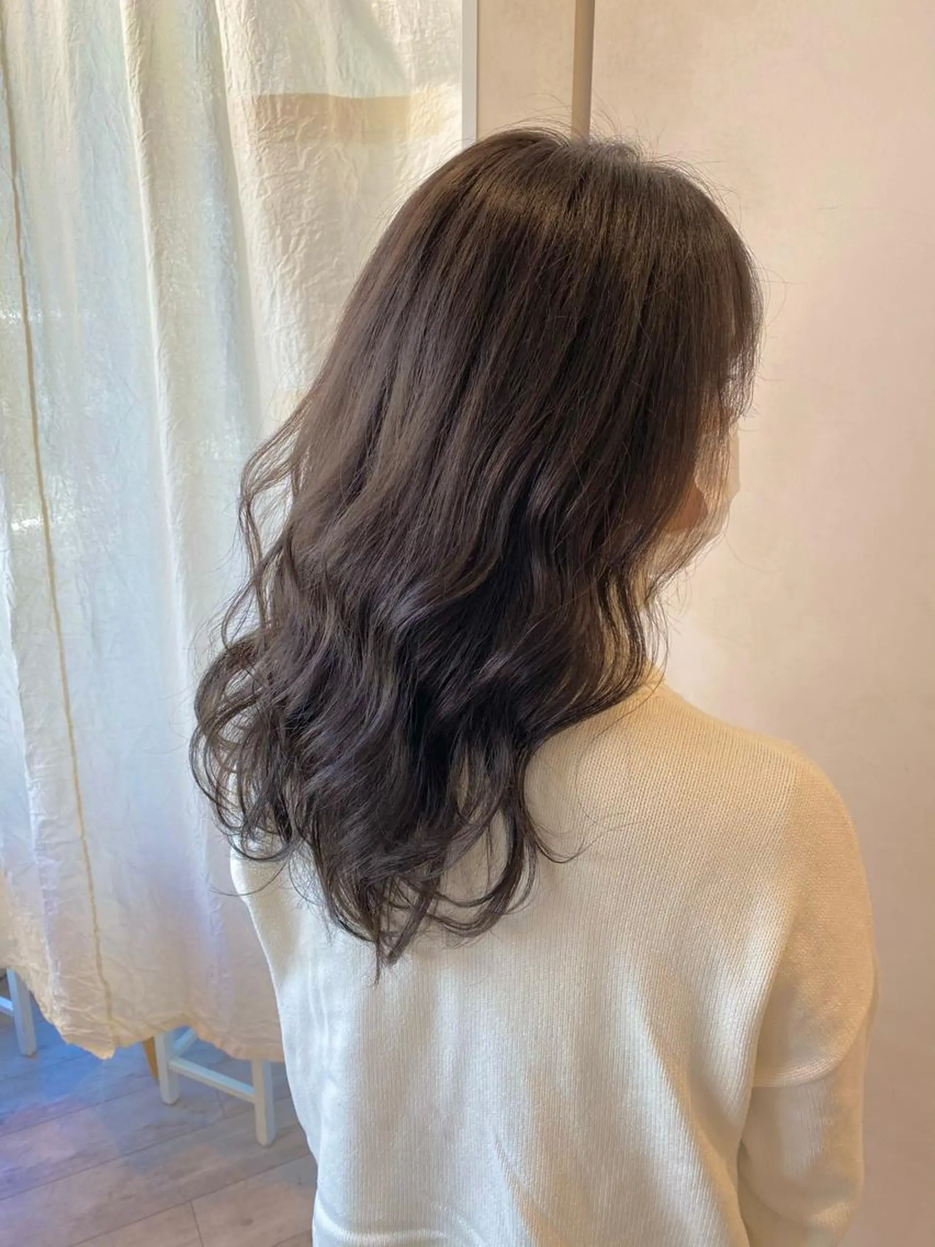 セミロング カラー On所属・顔まわりカット🌟 くびれヘア/寺門遥輝のヘアスタイル