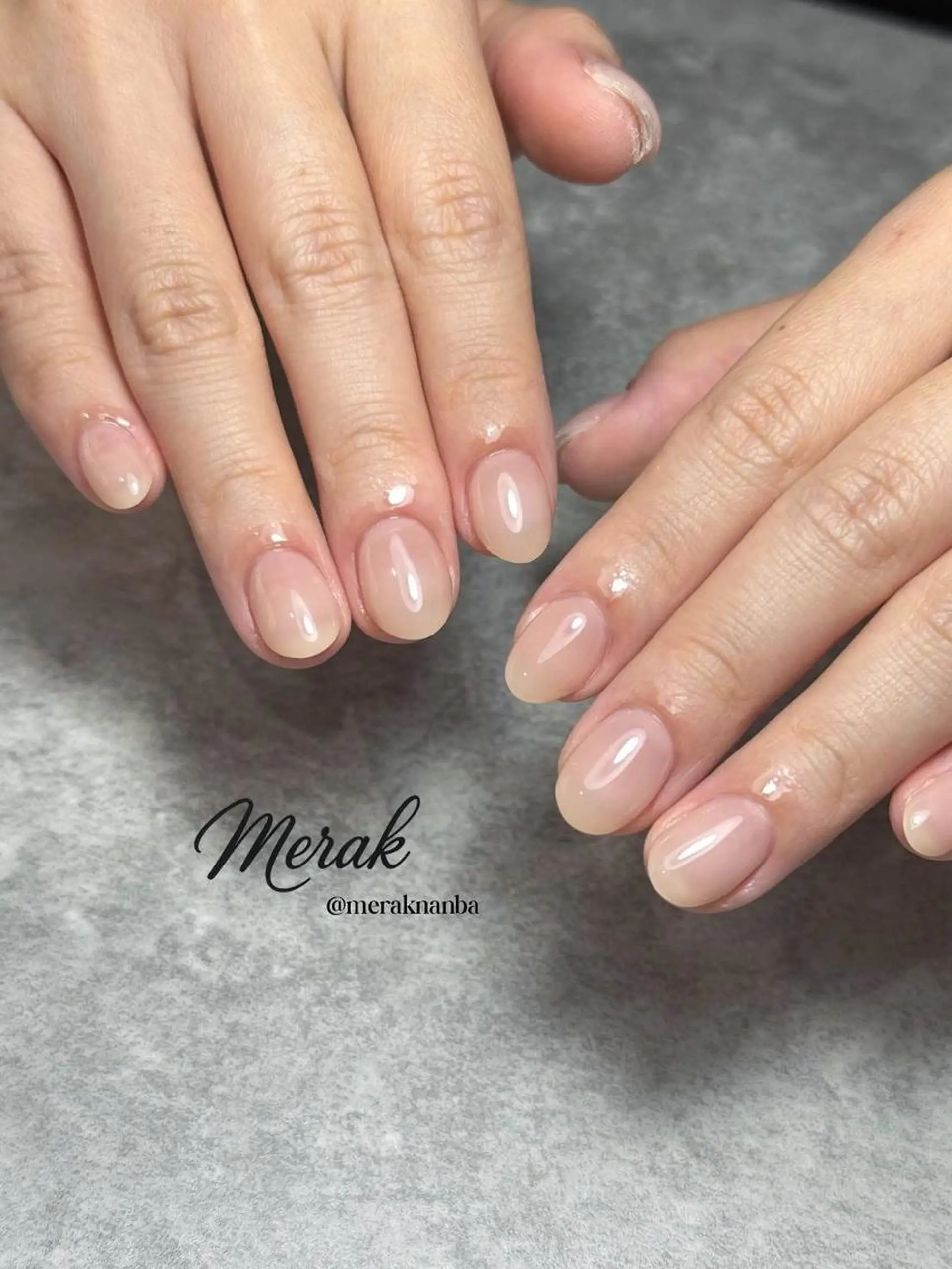 ネイル オーロラネイル ボルドー クリアネイル フラッシュネイル フットネイル nagaoフィルイン パラジェル長さだしのネイルデザイン