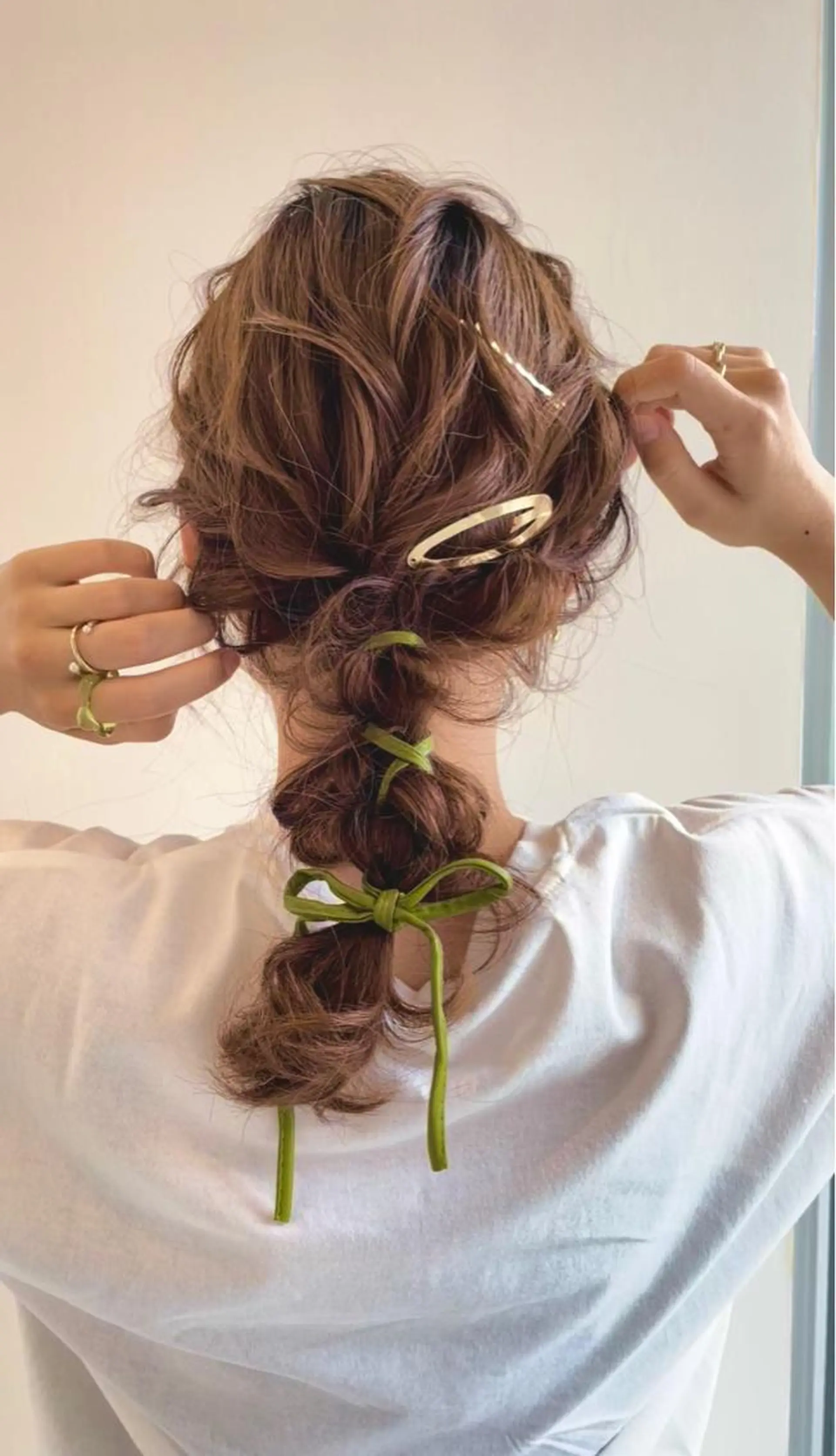 セミロング 永井 瑞穂のヘアスタイル