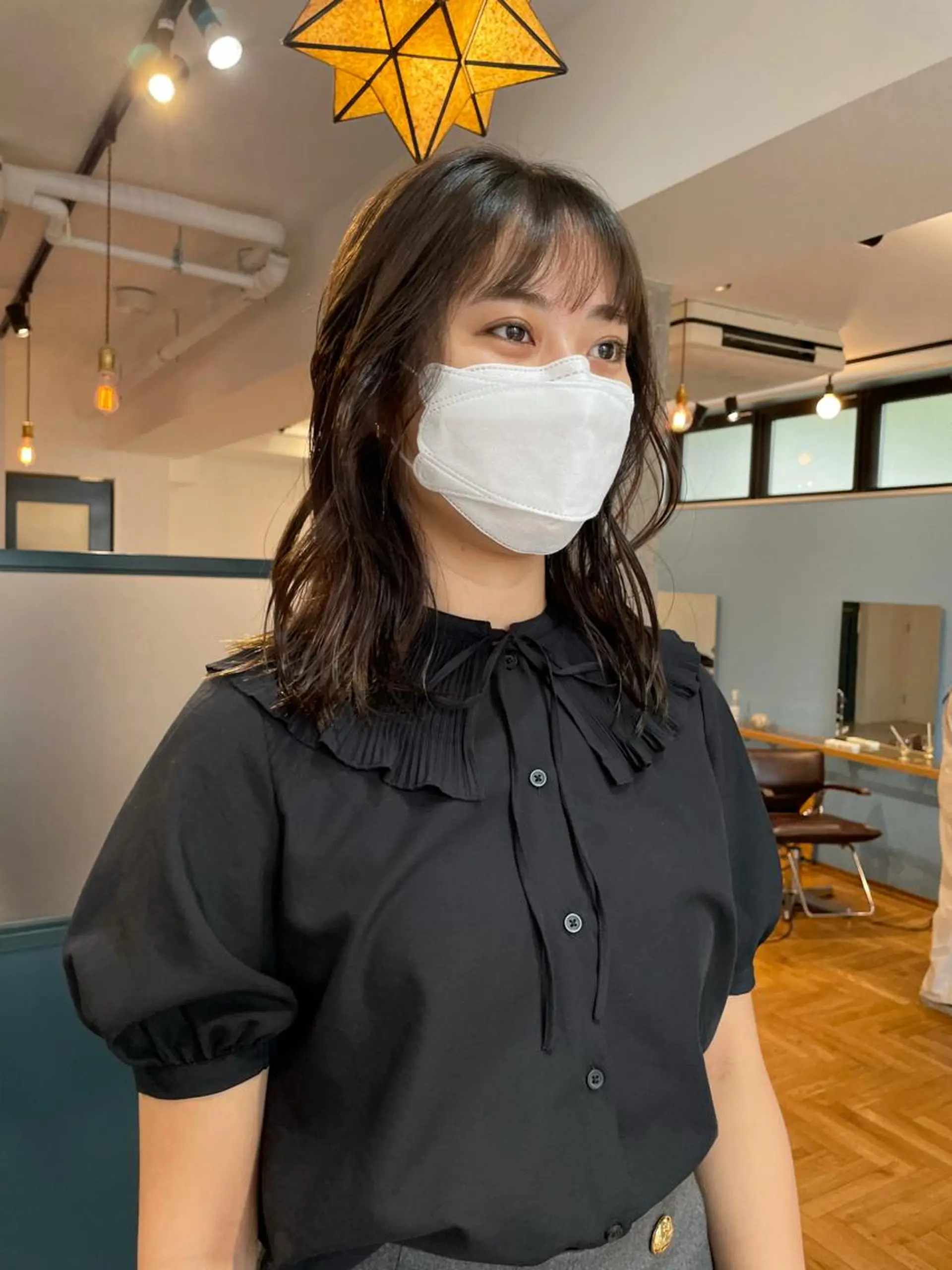 セミロング カラー パーマ ヘアアレンジ ネイル マツエク・マツパ Miku /ブリーチ/ボブのヘアスタイル