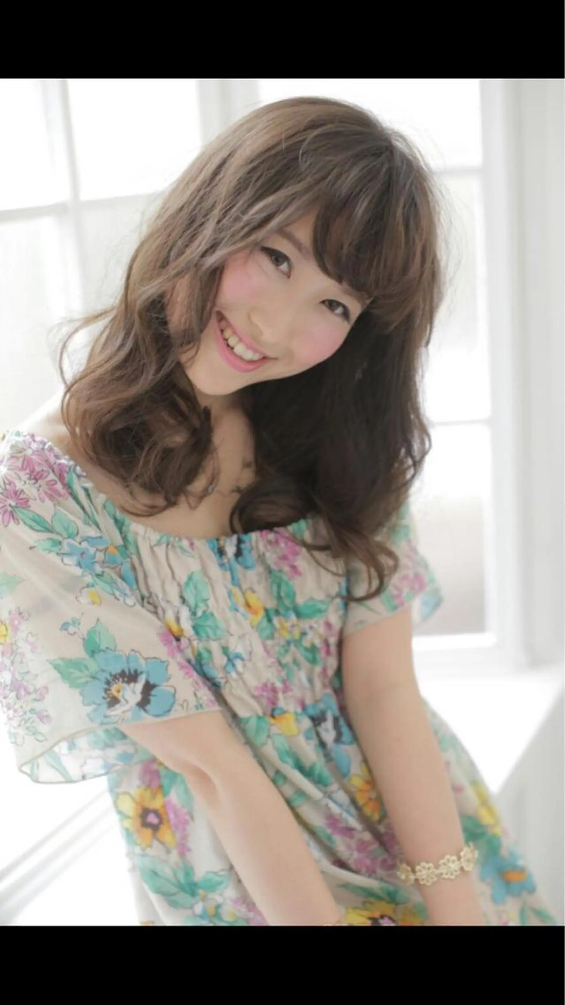 ミディアム セミロング パーマ ミディアムパーマ セミロングパーマ _WHITE高槻所属・_WHITE高槻店 yusukeのヘアスタイル