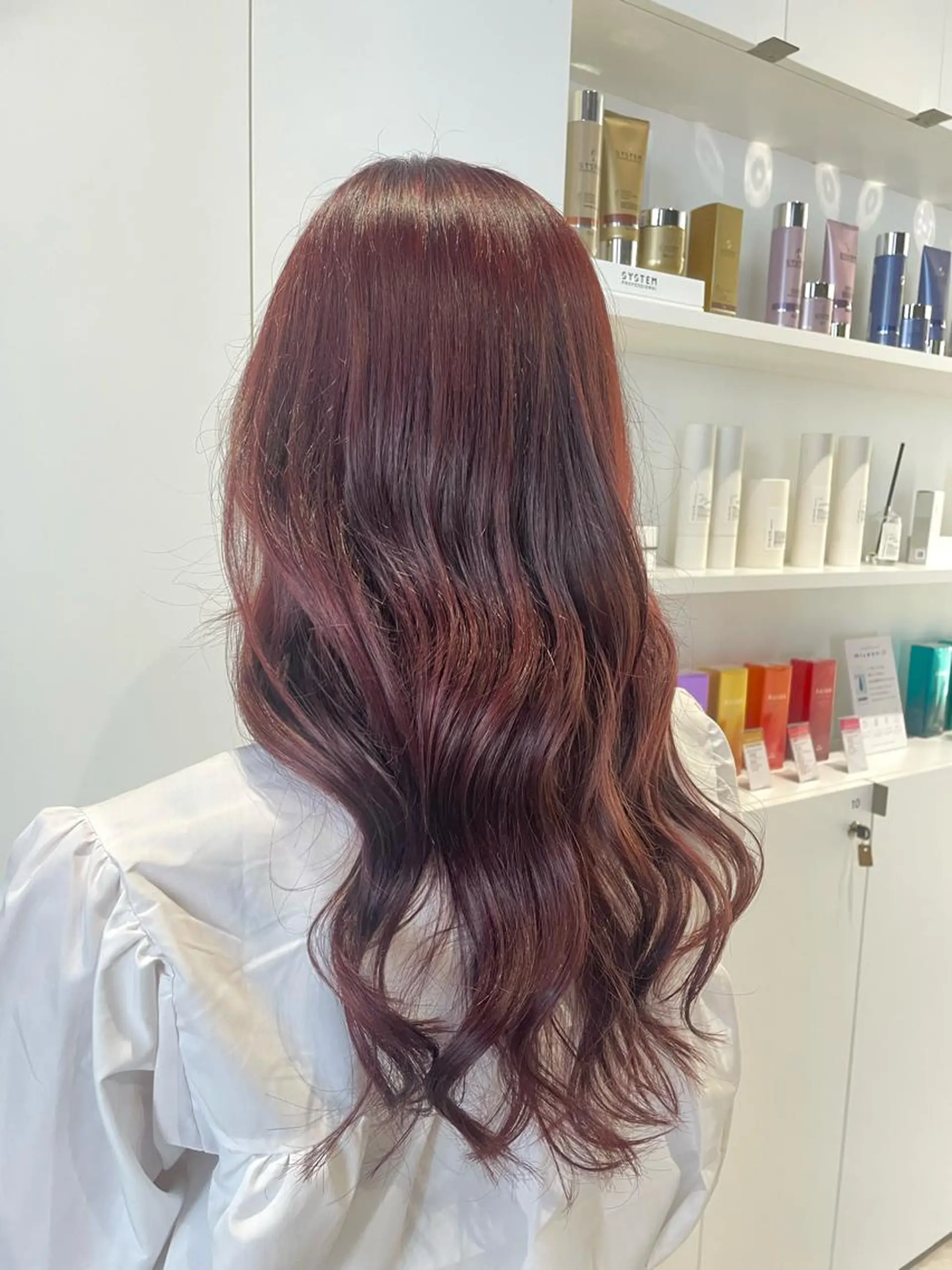 ロング カラー パーマ 海外レイヤー 🇺🇸/ヒナコのヘアスタイル