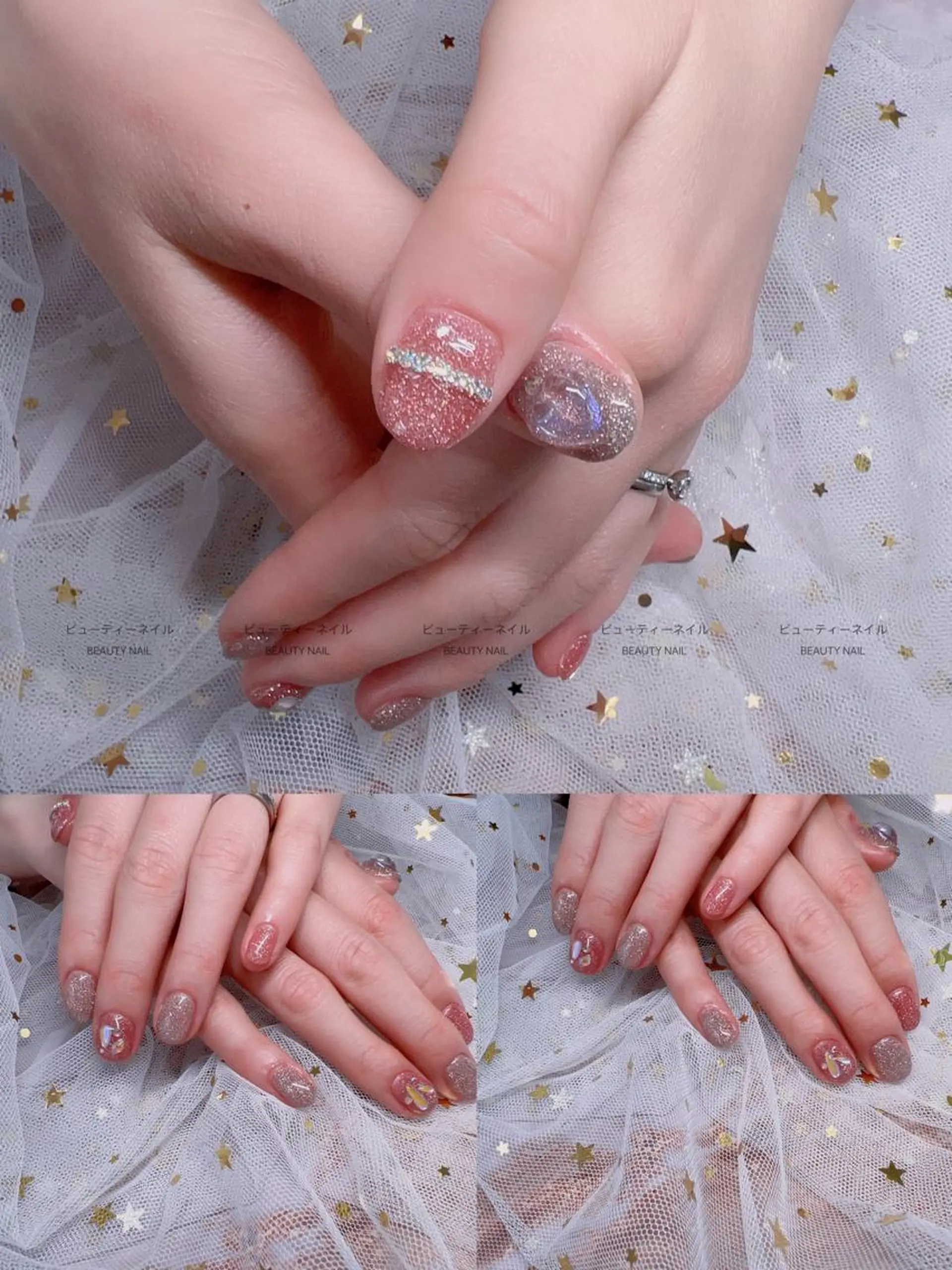 ネイル 長さ出し ジェルネイル Moonstone Salon所属・Moonstone Salonのネイルデザイン