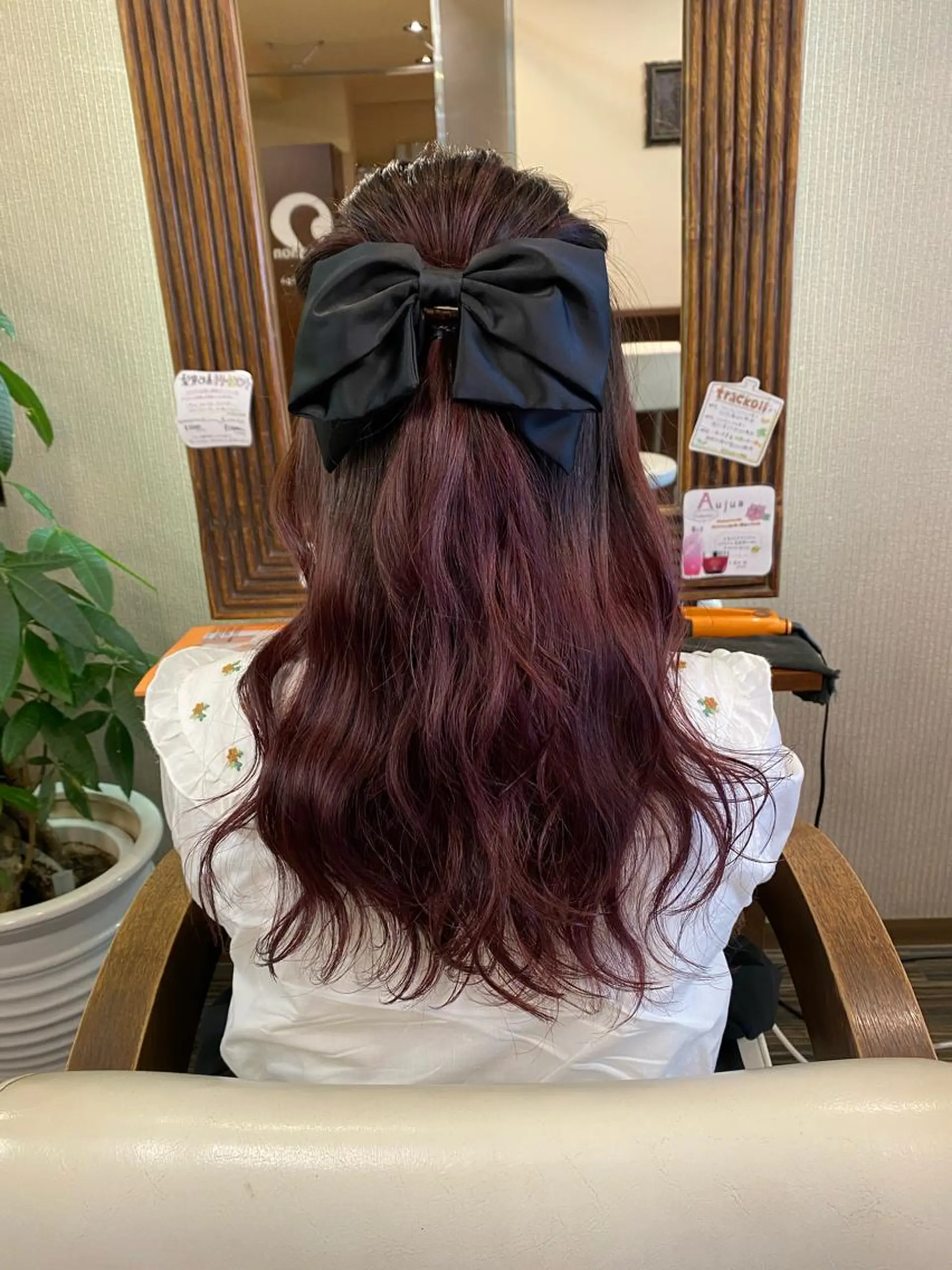 セミロング カラー ヘアアレンジ メンズ ヘアカラー トリートメント 加藤 瑠美のヘアスタイル