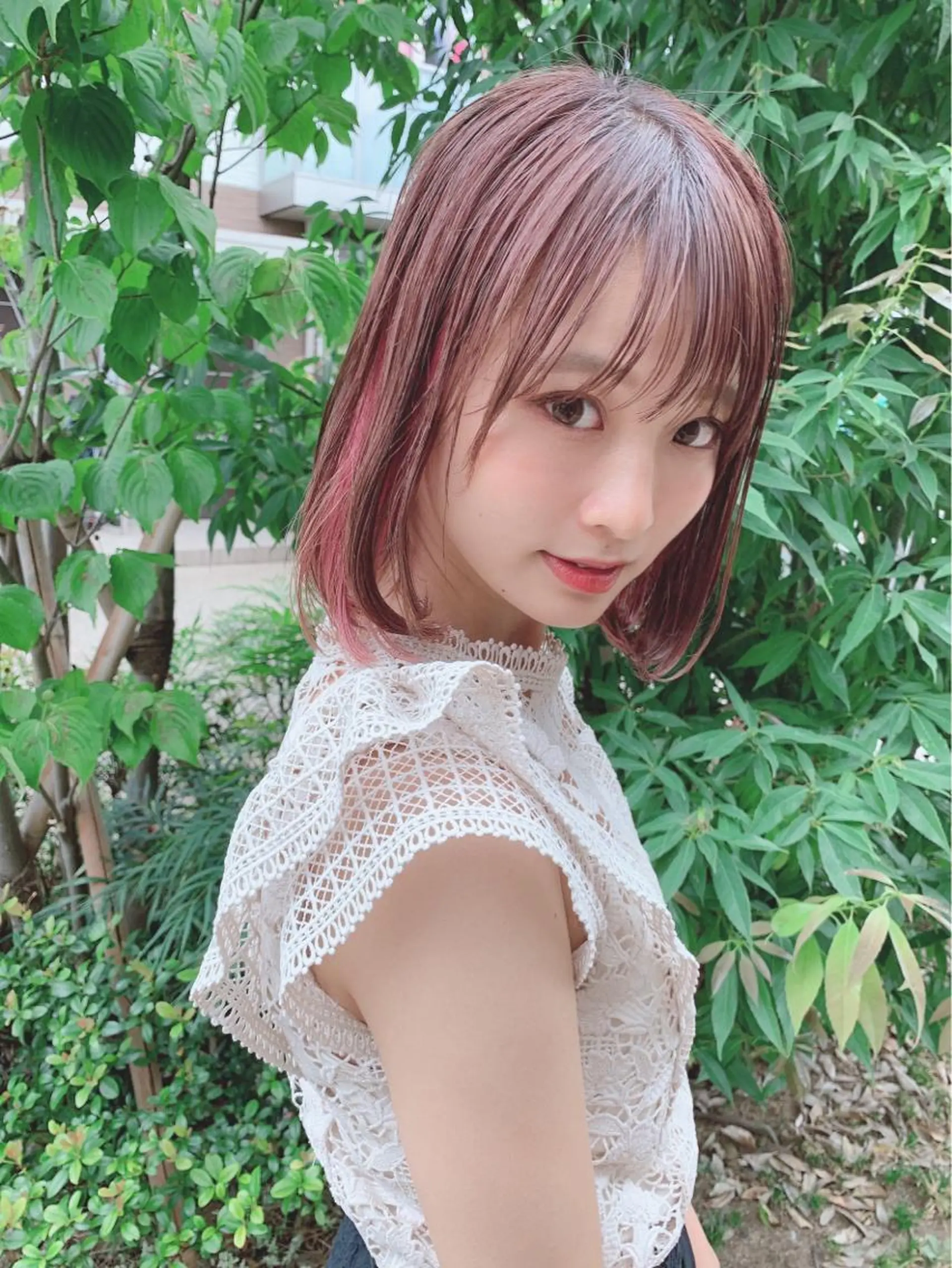 ミディアム カラー ヘアアレンジ 【公式】amble luxe池袋東口🩷のヘアスタイル