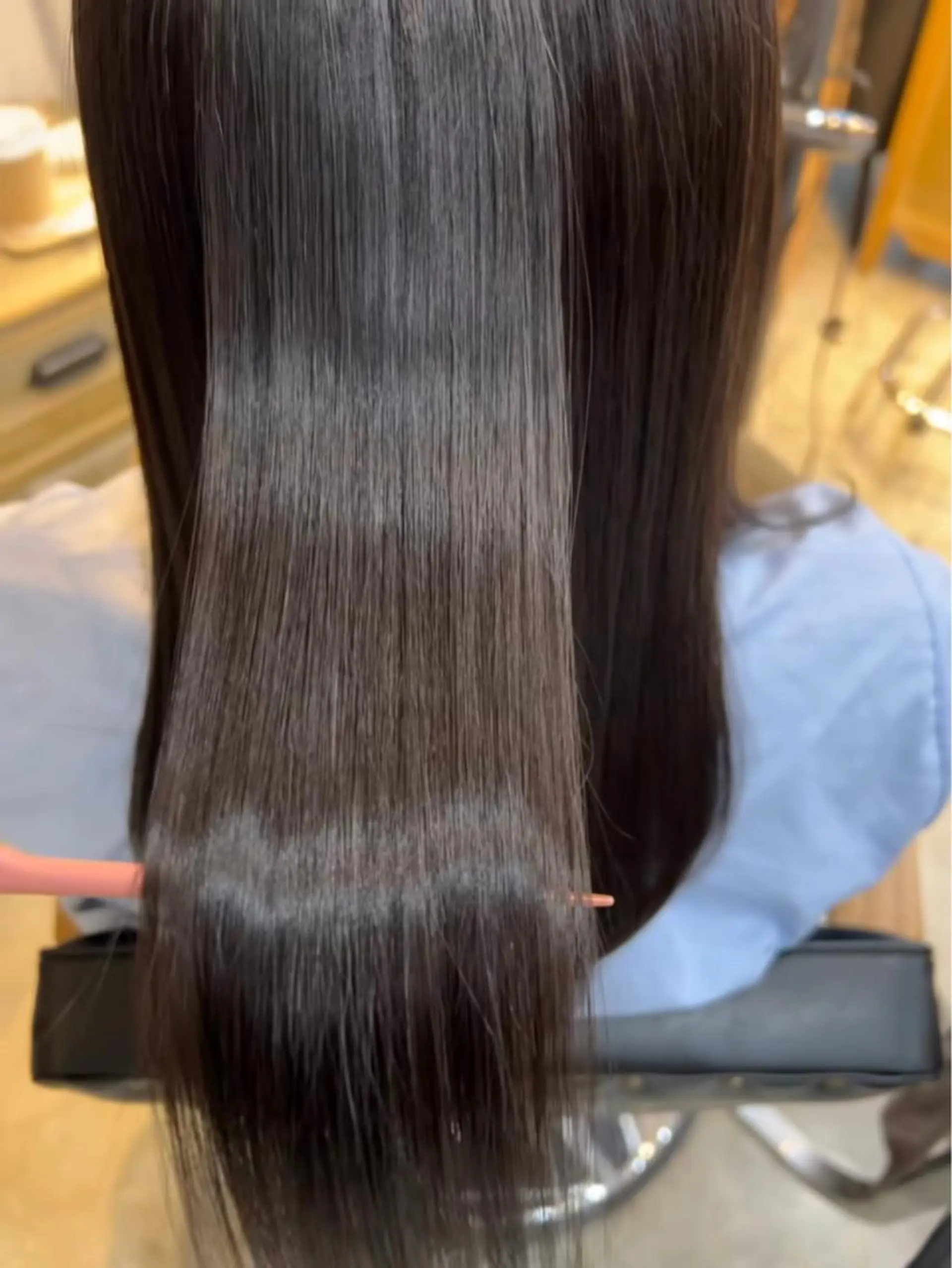 セミロング カット 縮毛矯正 髪質改善／艶髪 💎Ryoka💎のヘアスタイル