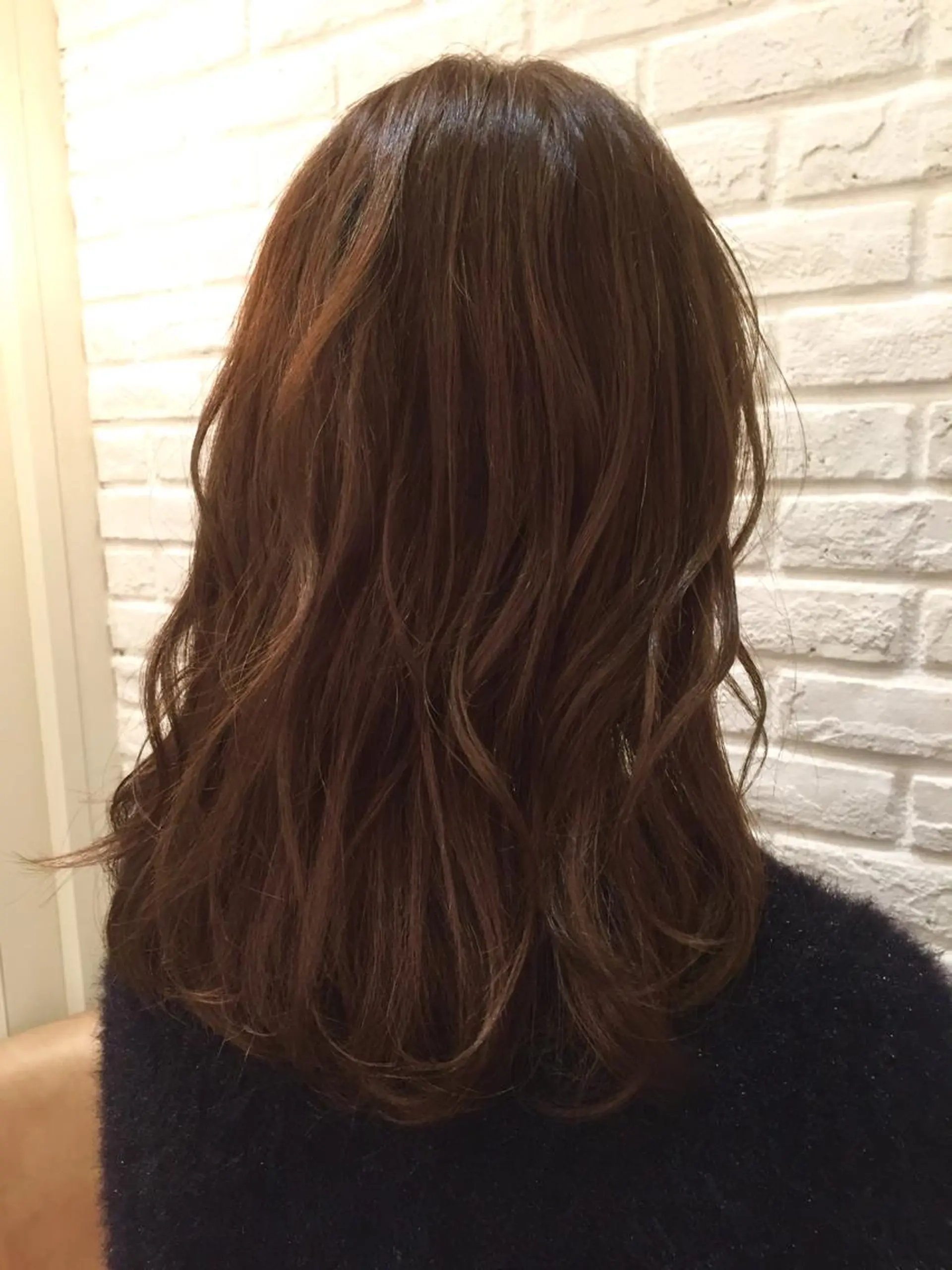 セミロング アッシュ 大石 健太のヘアスタイル