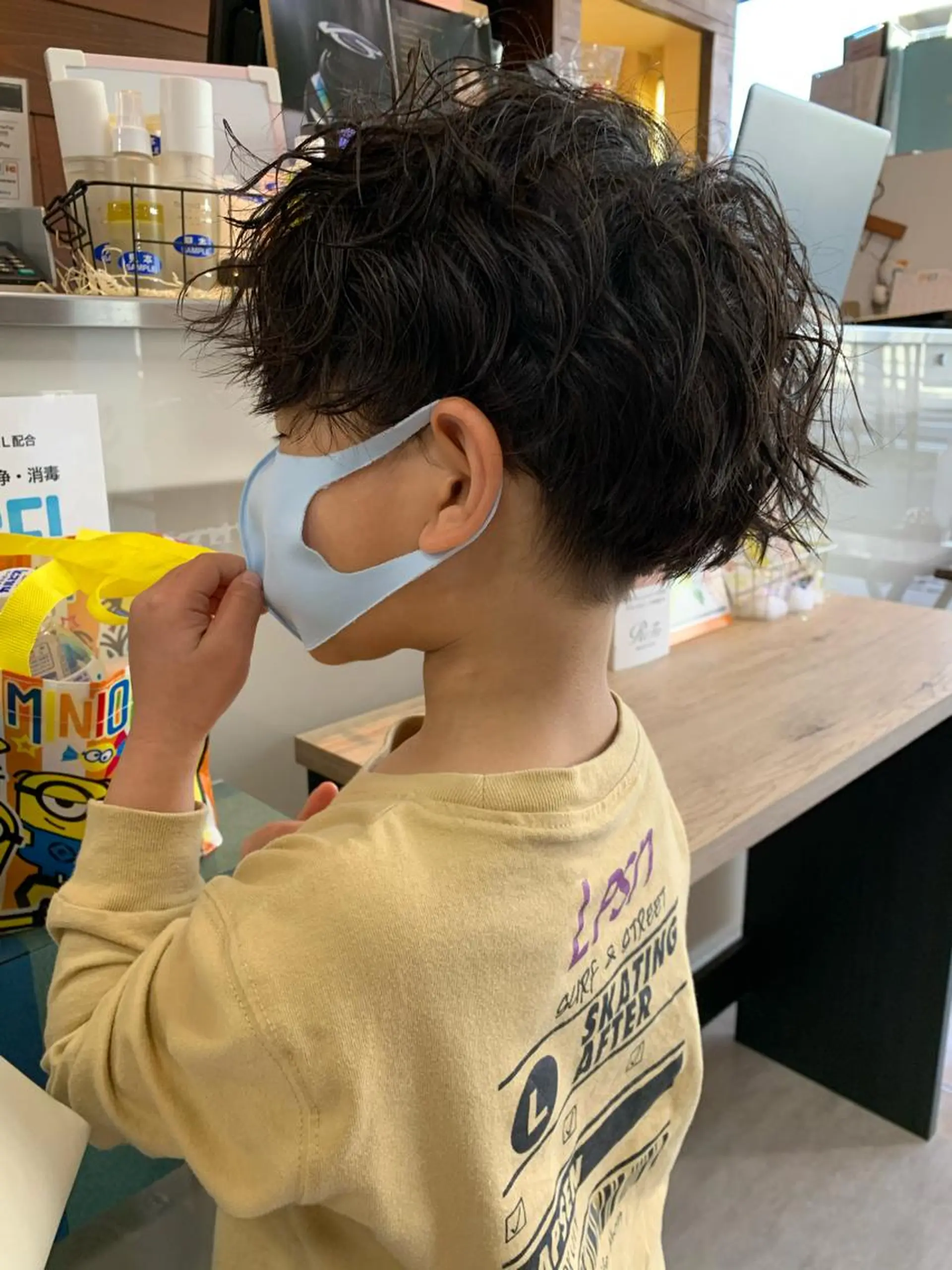 パーマ メンズ キッズ メンズパーマ スパイラルパーマ カット パーマ 【brace小阪店】 店長   村上直也のヘアスタイル