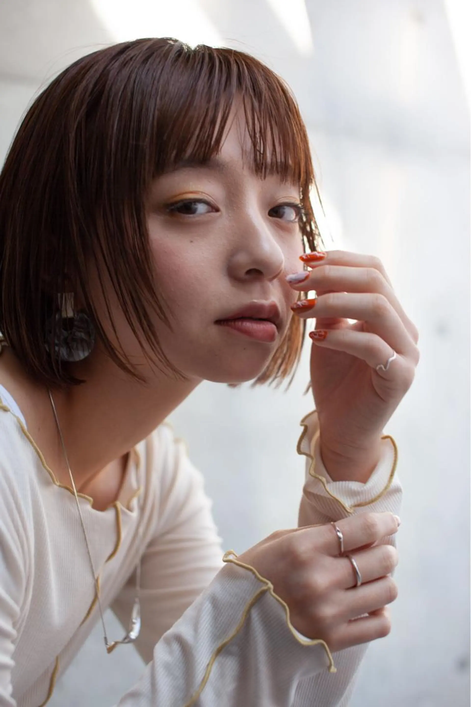 ミディアム ボブ 似合わせカット 田島智美のヘアスタイル