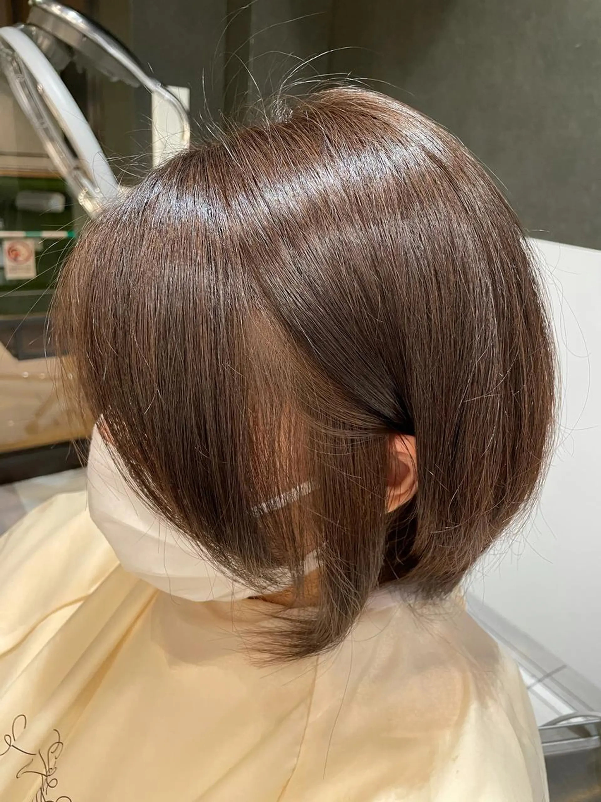 ショート カラー ベージュカラー 黒髪 メンズヘア特化 崎田 成人のヘアスタイル