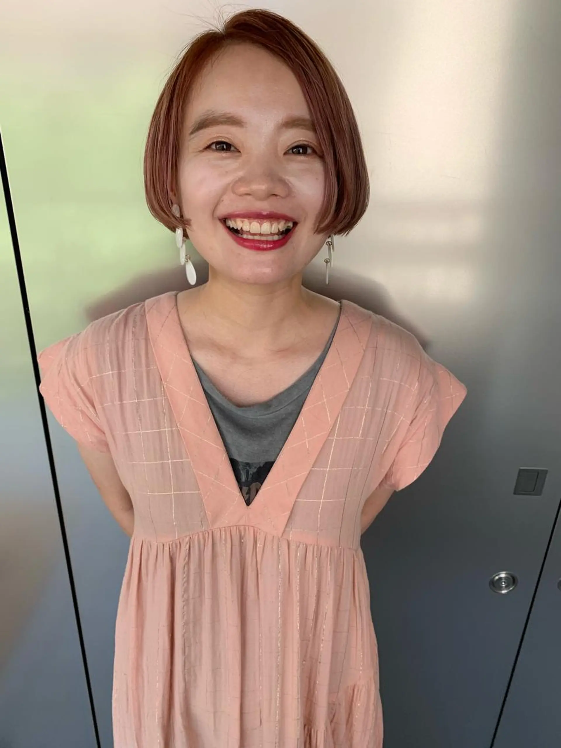 ショート カラー パーマ カット ヘアカラー トリートメント la fith所属・rico_by ヘアとアイブロウのヘアスタイル