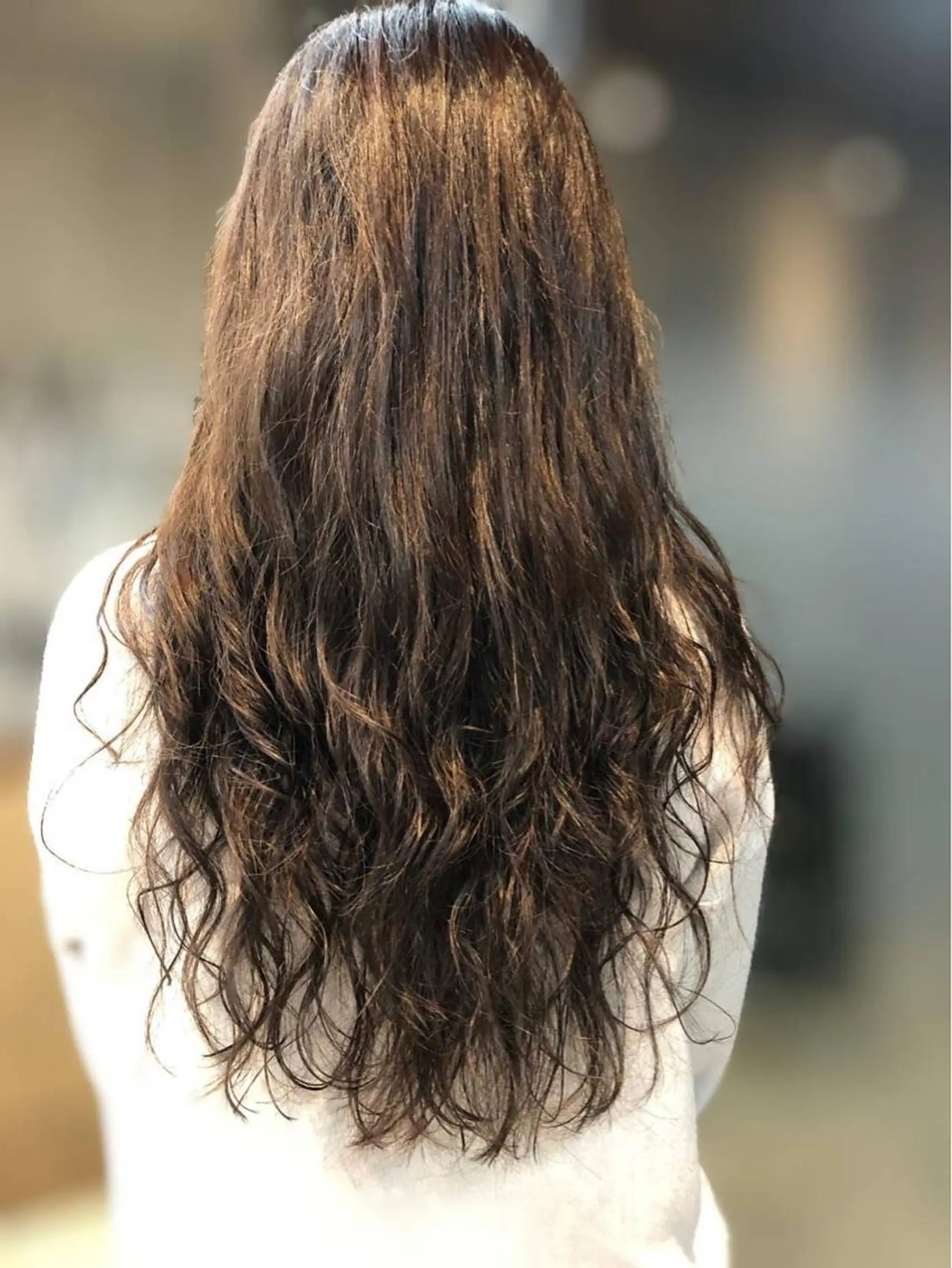 ロング カット ヘアカラー パーマ トリートメント 寺田 ゆりのヘアスタイル