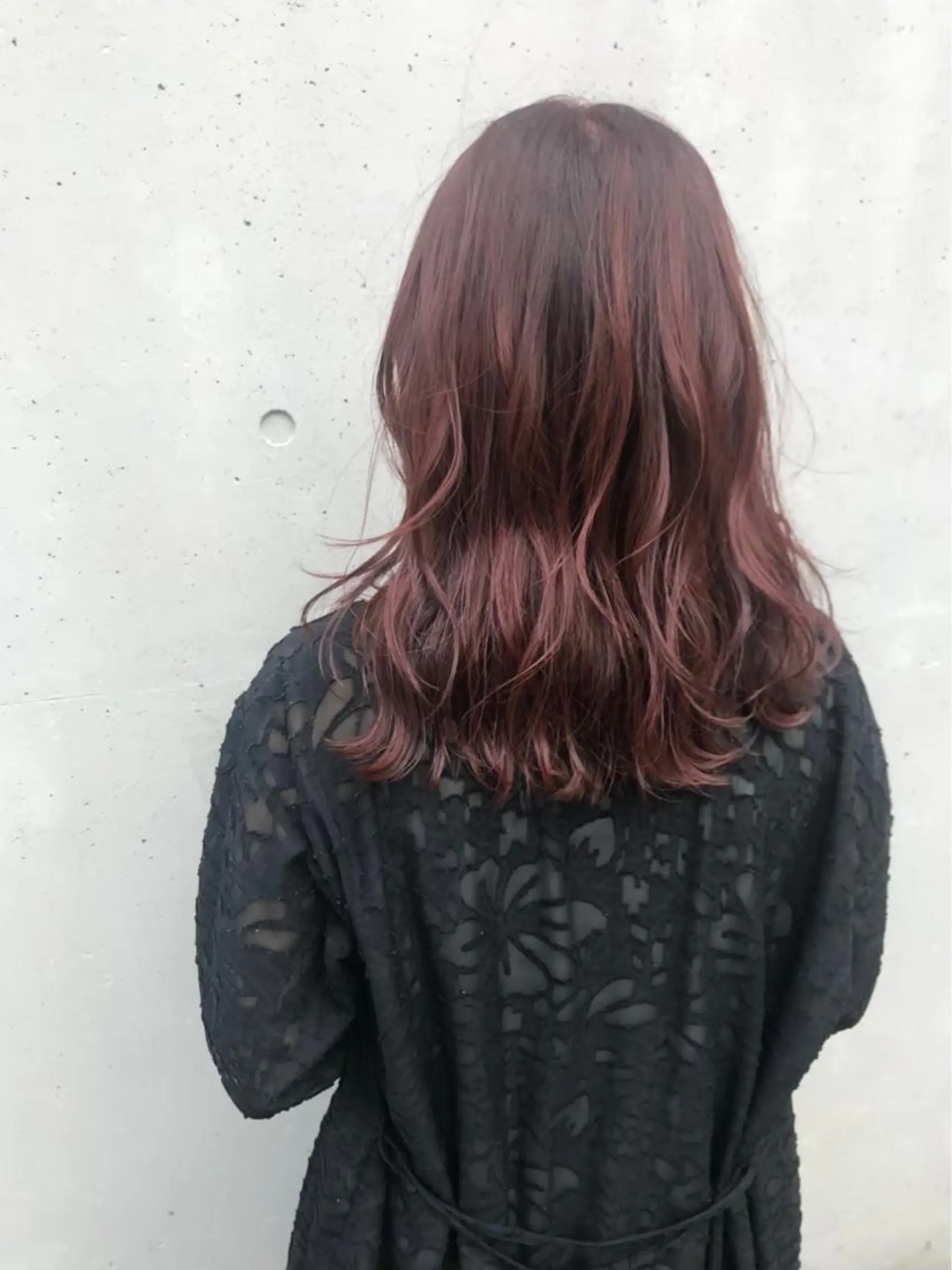 セミロング カラー gotoday　shaire　saron所属・miu. ボブ/透け感カラーのヘアスタイル