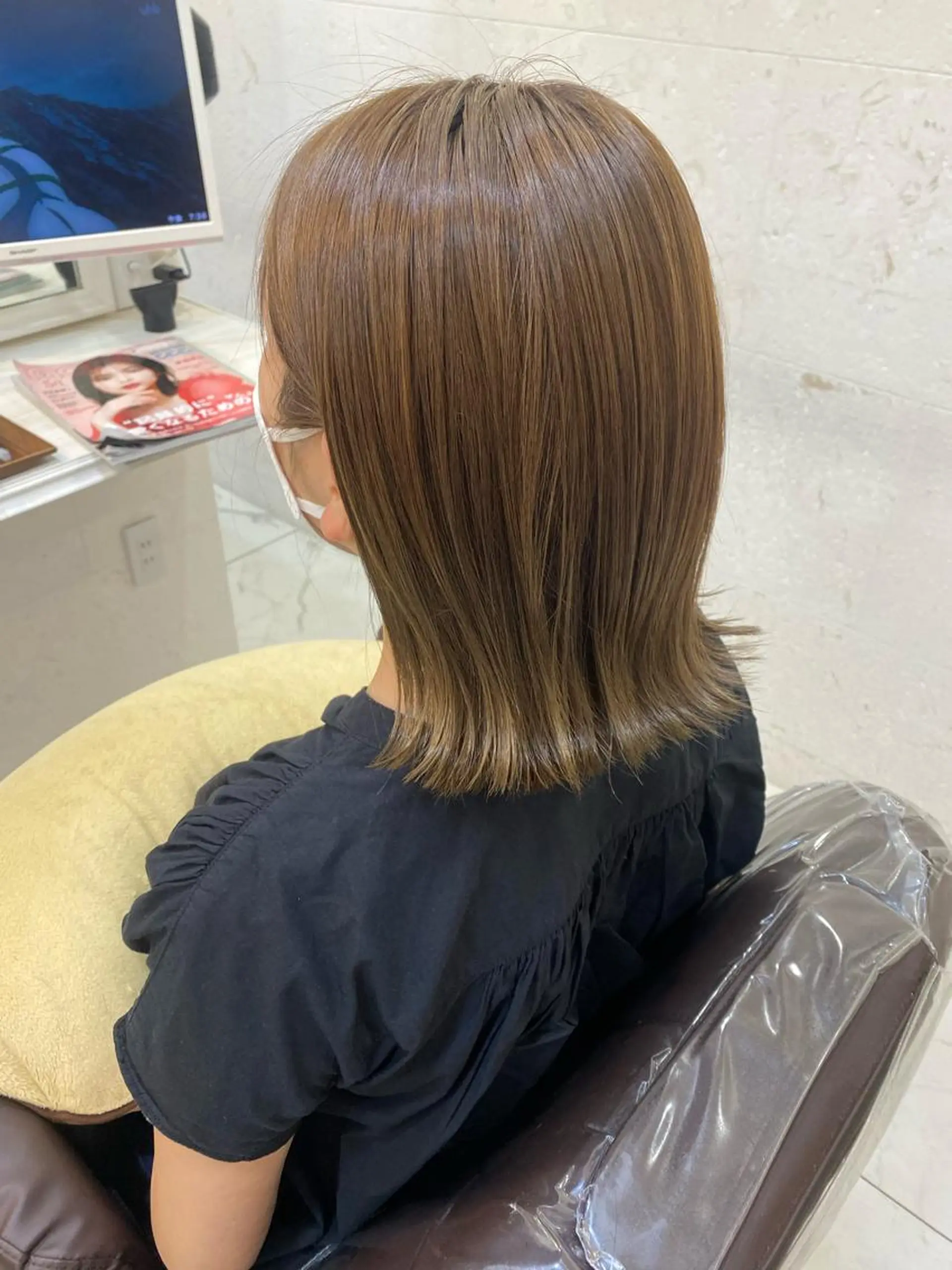 ミディアム カラー shanti 渡辺新也✂️のヘアスタイル