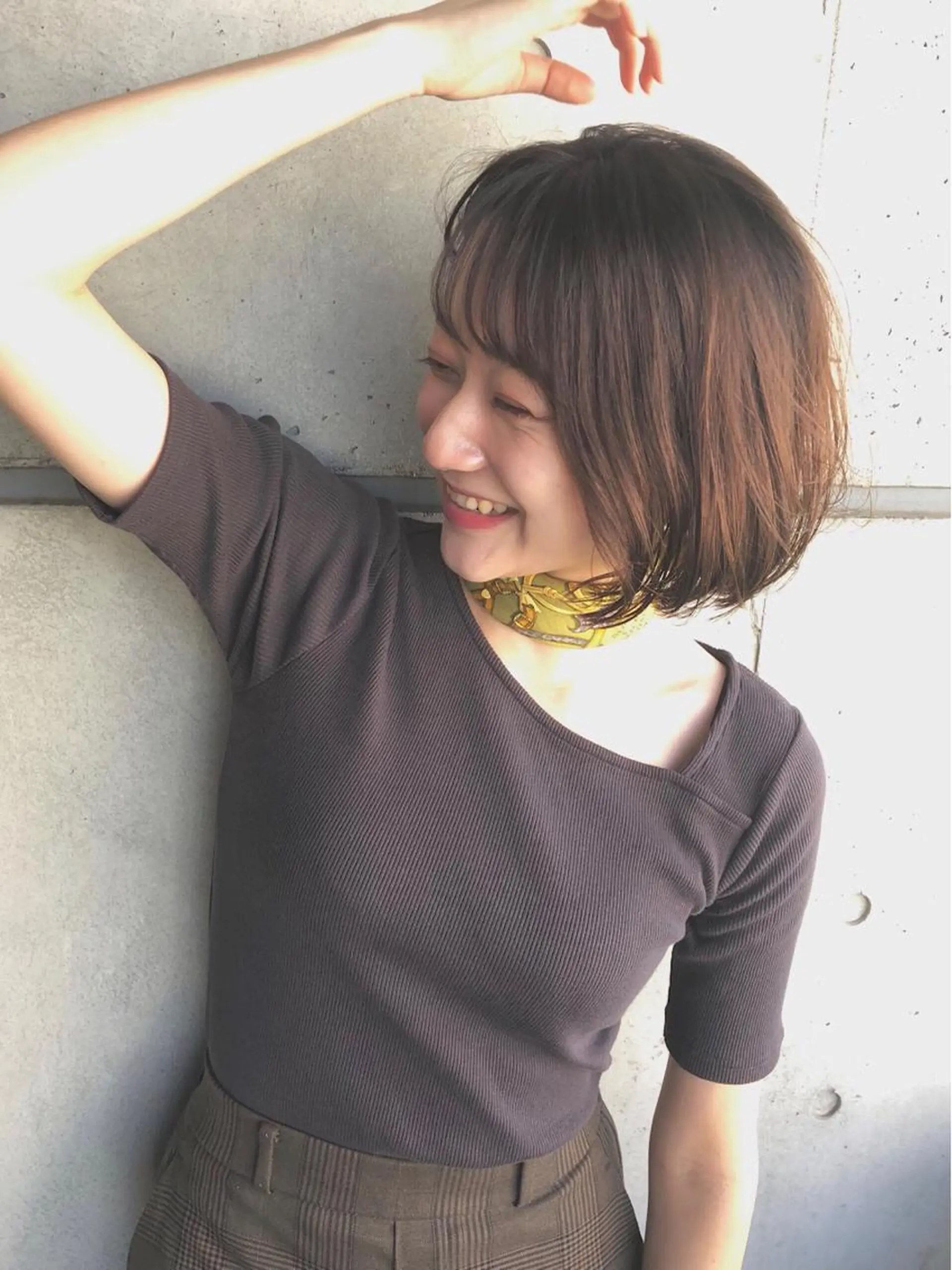 ショート カラー パーマ 🍊千葉 未来🍊店長のヘアスタイル