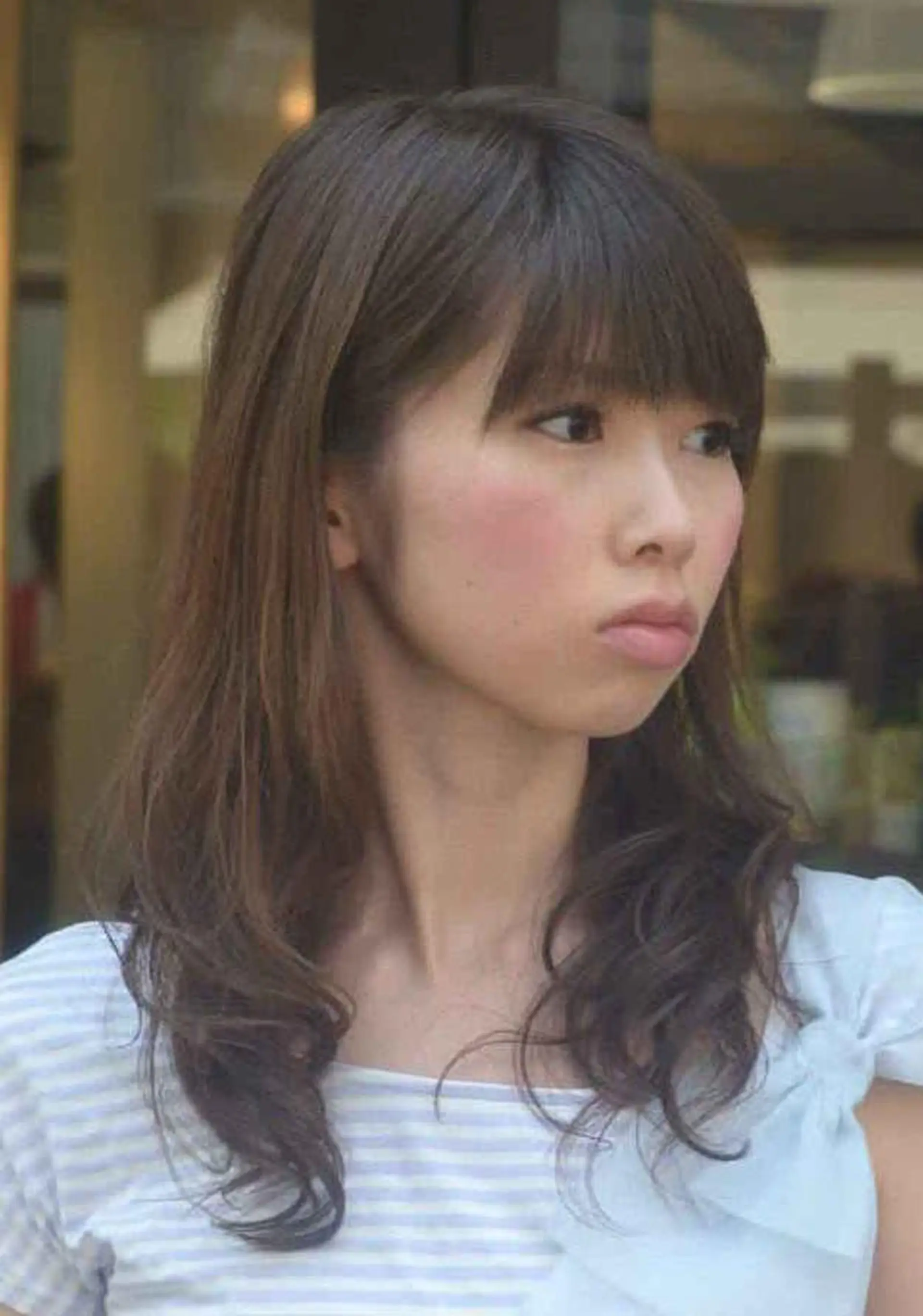 セミロング 西山 恵太郎のヘアスタイル