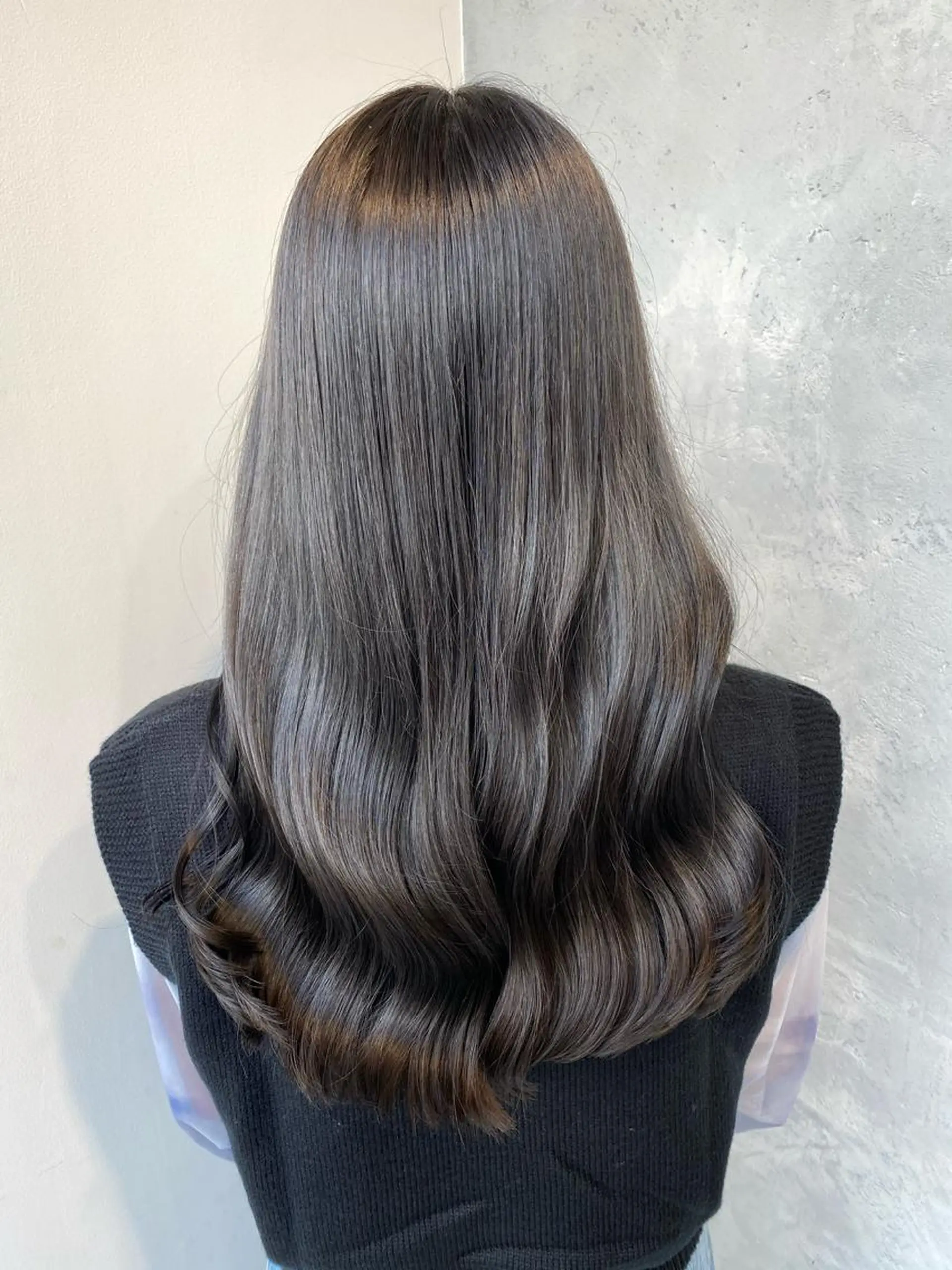 ロング カラー 韓国風ヘア 【艶髪×韓国風】 毛流れ職人 RYOのヘアスタイル