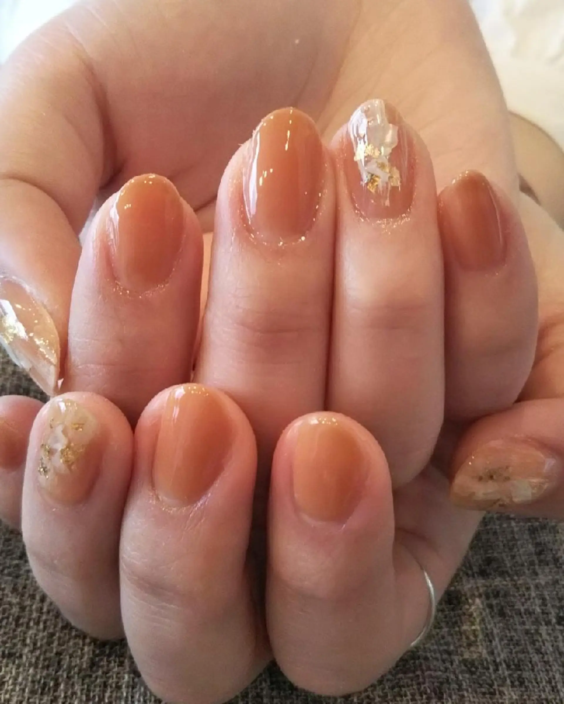 ネイル ニュアンスネイル シンプルネイル ハンドネイル private salon mieのネイルデザイン