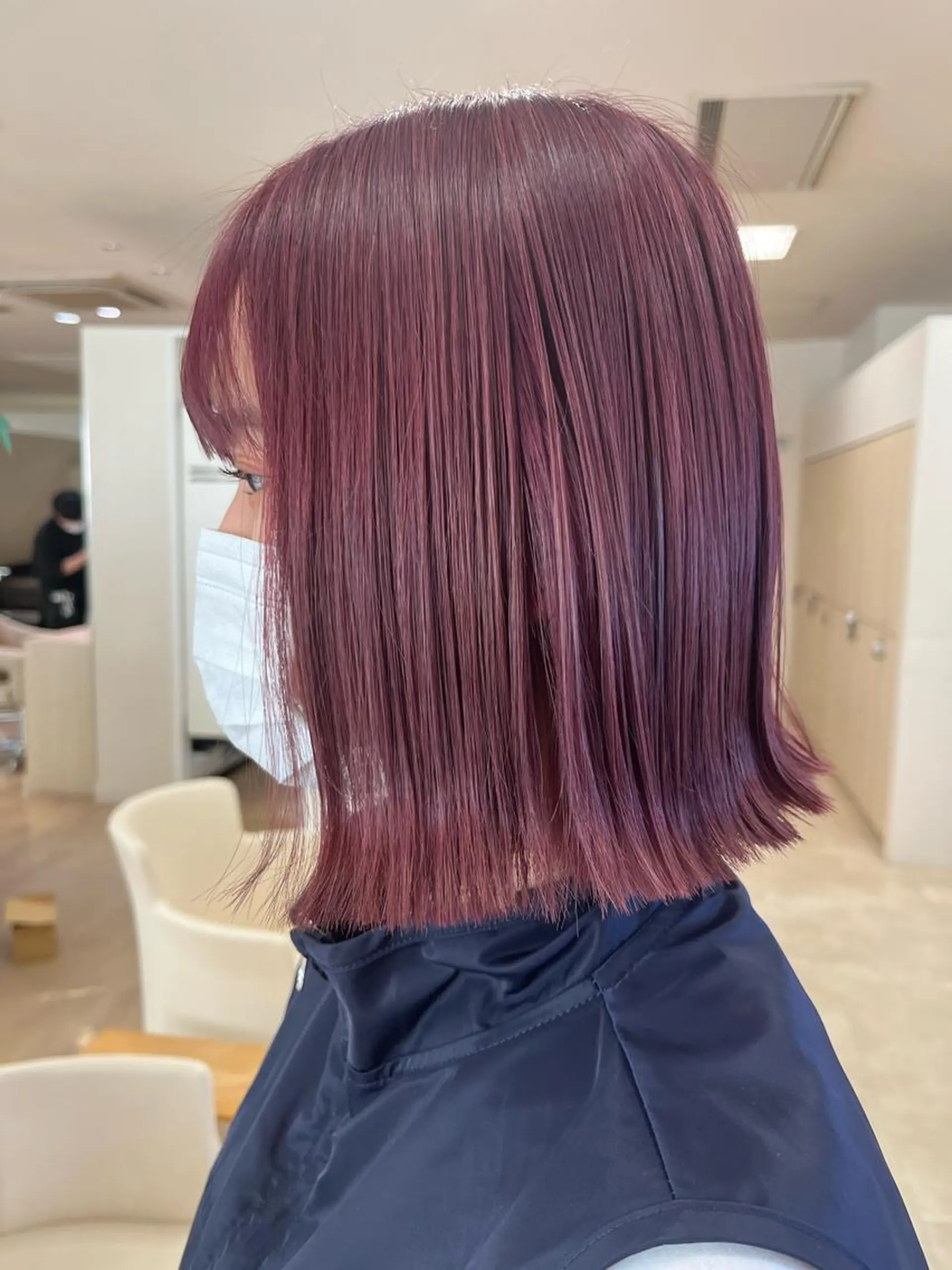 ミディアム カラー 暖色専門美容師🎀 お客様満足度◎のヘアスタイル