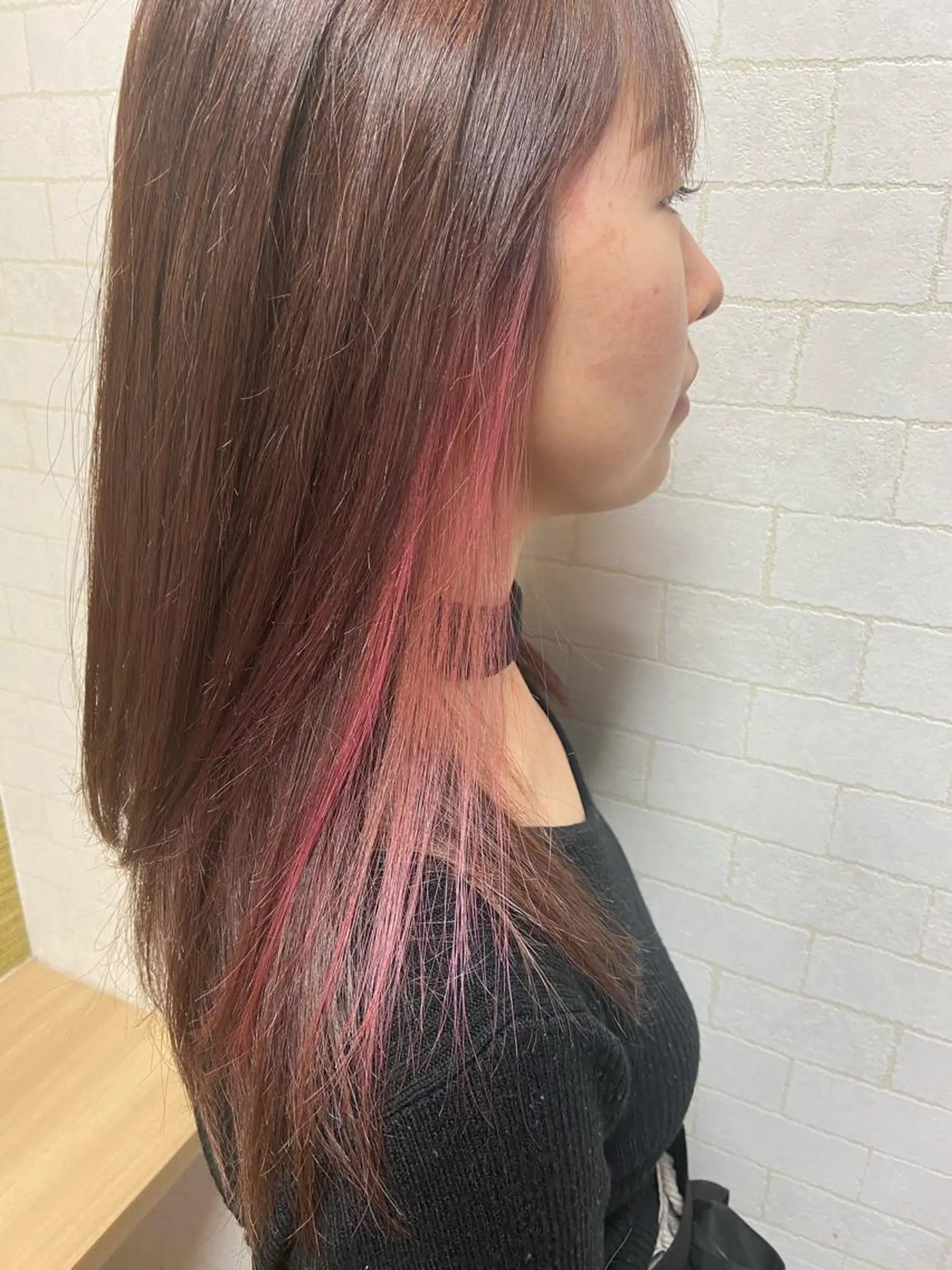 カラー ブリーチ ピンクカラー PLUS  A所属・yoriko ♪のヘアスタイル