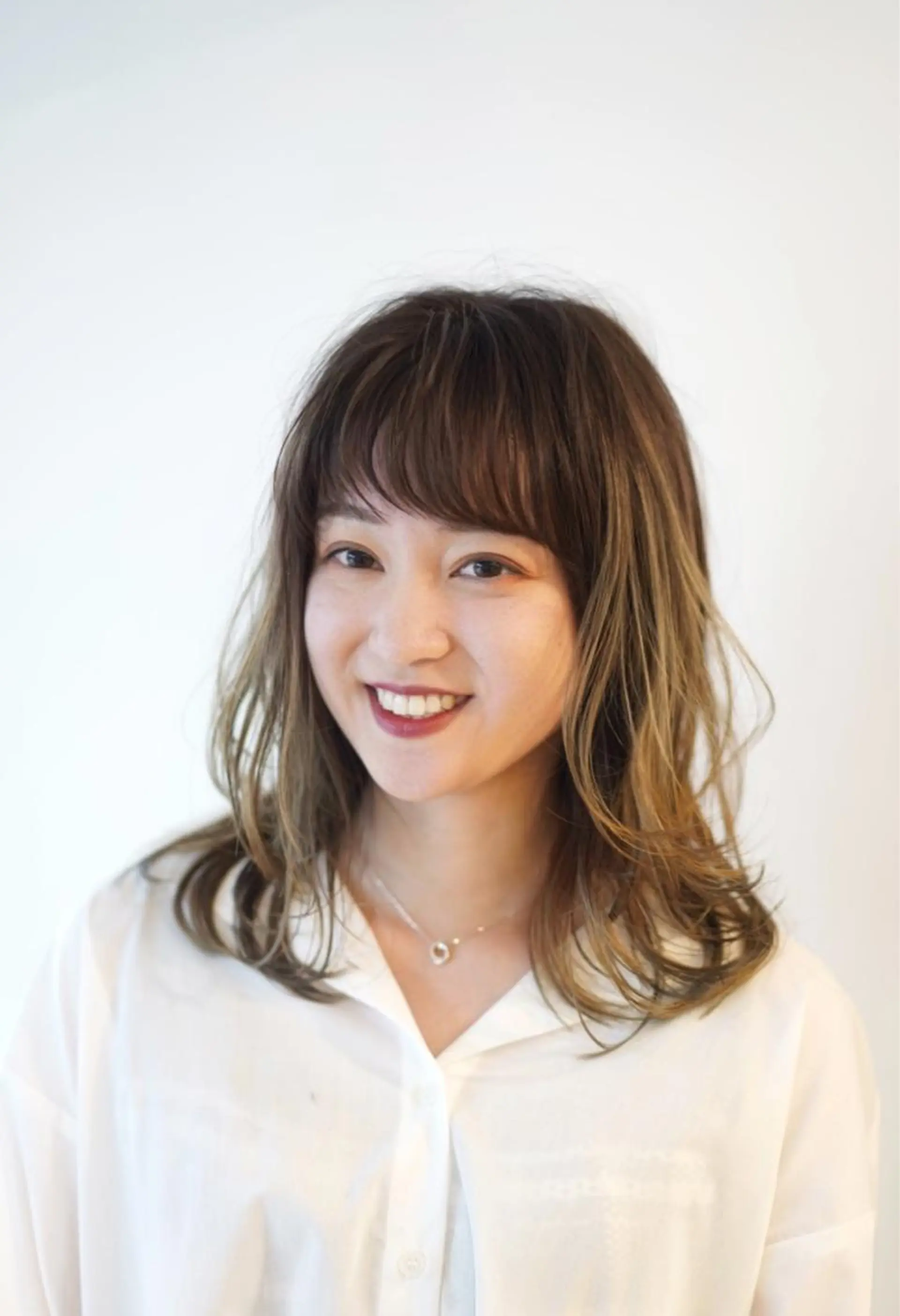 ミディアム カラー salon m ni サロンマーニ所属・久保田 一のヘアスタイル