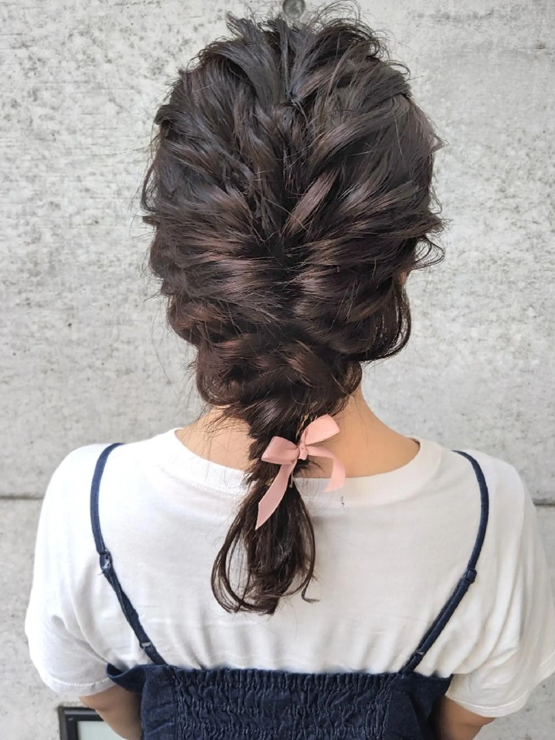 ミディアム カラー ヘアアレンジ ヘアカラー 縮毛矯正 トリートメント 南堀江 möwen ( メーヴェ )所属・mowen RUIのヘアスタイル