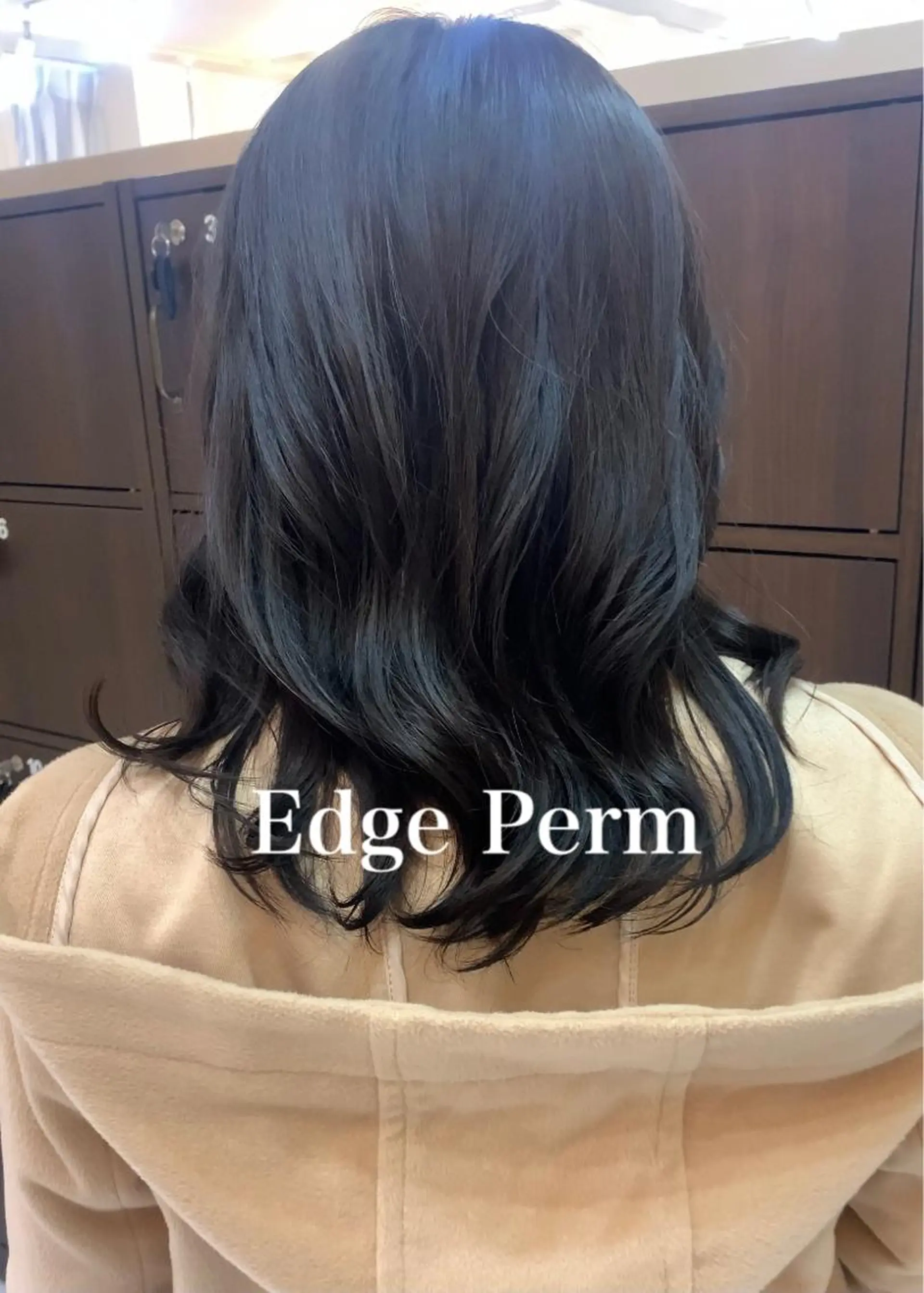 セミロング パーマ セミロングパーマ デジタルパーマ カット パーマ 古沢 新のヘアスタイル
