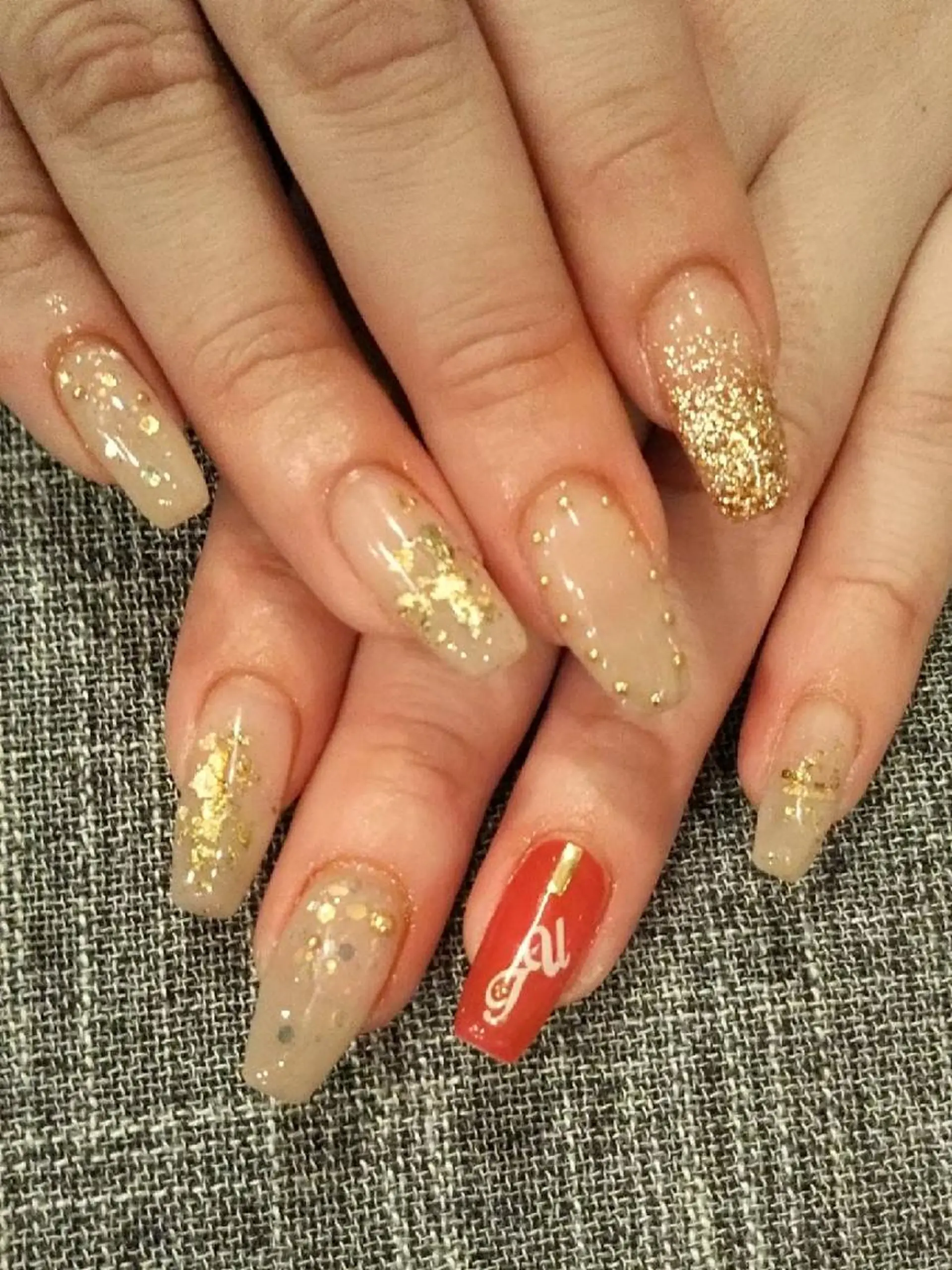 ネイル キラキラネイル ハンドネイル private salon mieのネイルデザイン