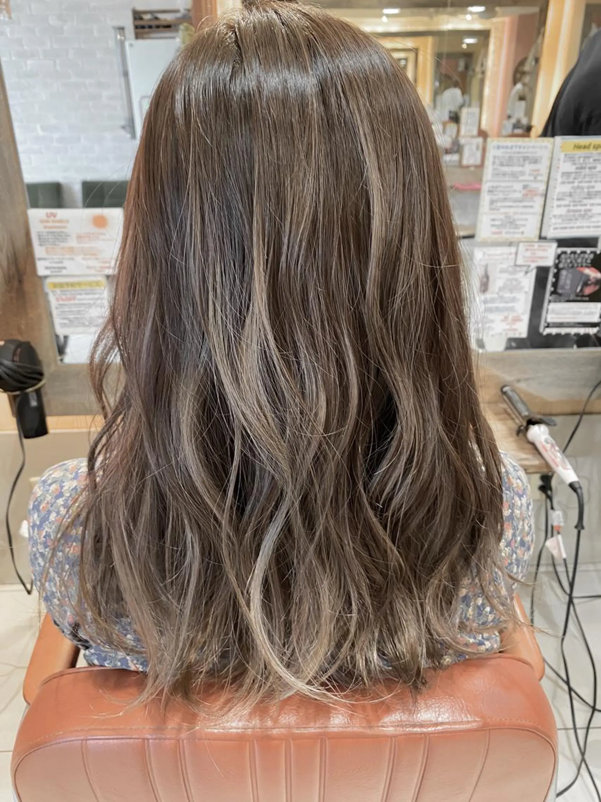 ロング カラー パーマ ヘアアレンジ ブリーチ 透明感カラー ハイライトカラー ボブ くせ毛 増子 幹樹のヘアスタイル