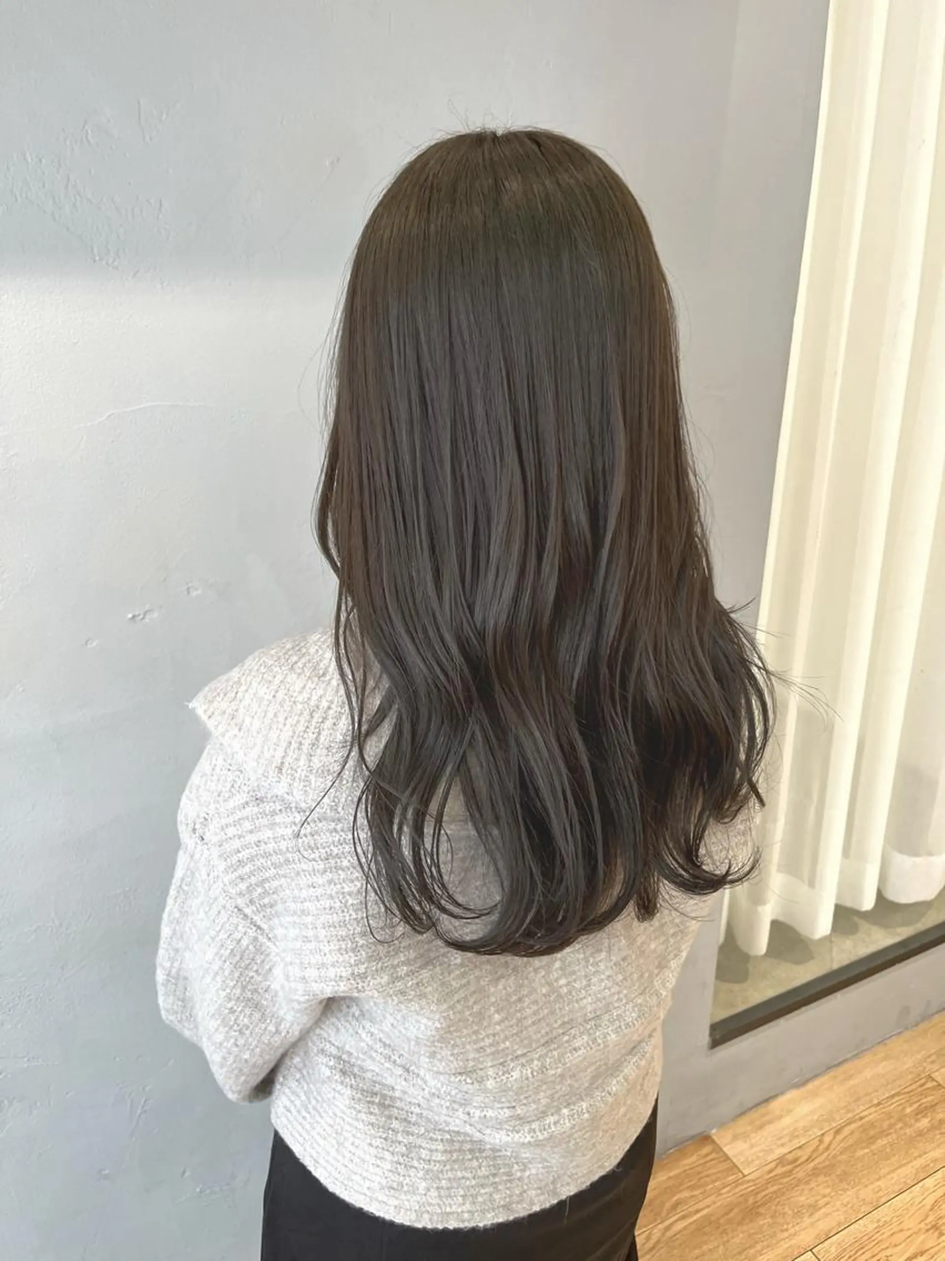 ロング カラー パーマ ヘアアレンジ メンズ キッズ ネイル マツエク・マツパ アイブロウ グレージュ オリーブグレージュ オリーブグレー お洒落パーマ/ボブ ❄️Tomoka❄️のヘアスタイル