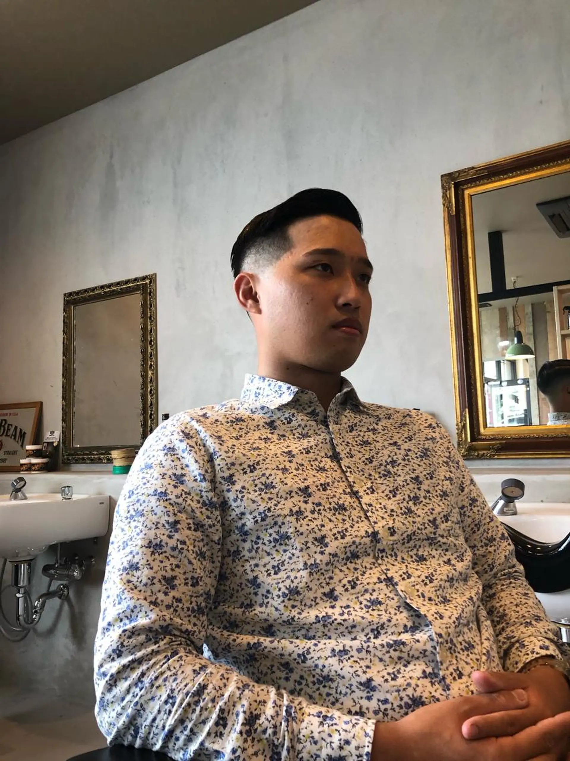 ショート メンズ カット BARBER SHOP FOURSEASON所属・OHNISH RYUSEIのヘアスタイル