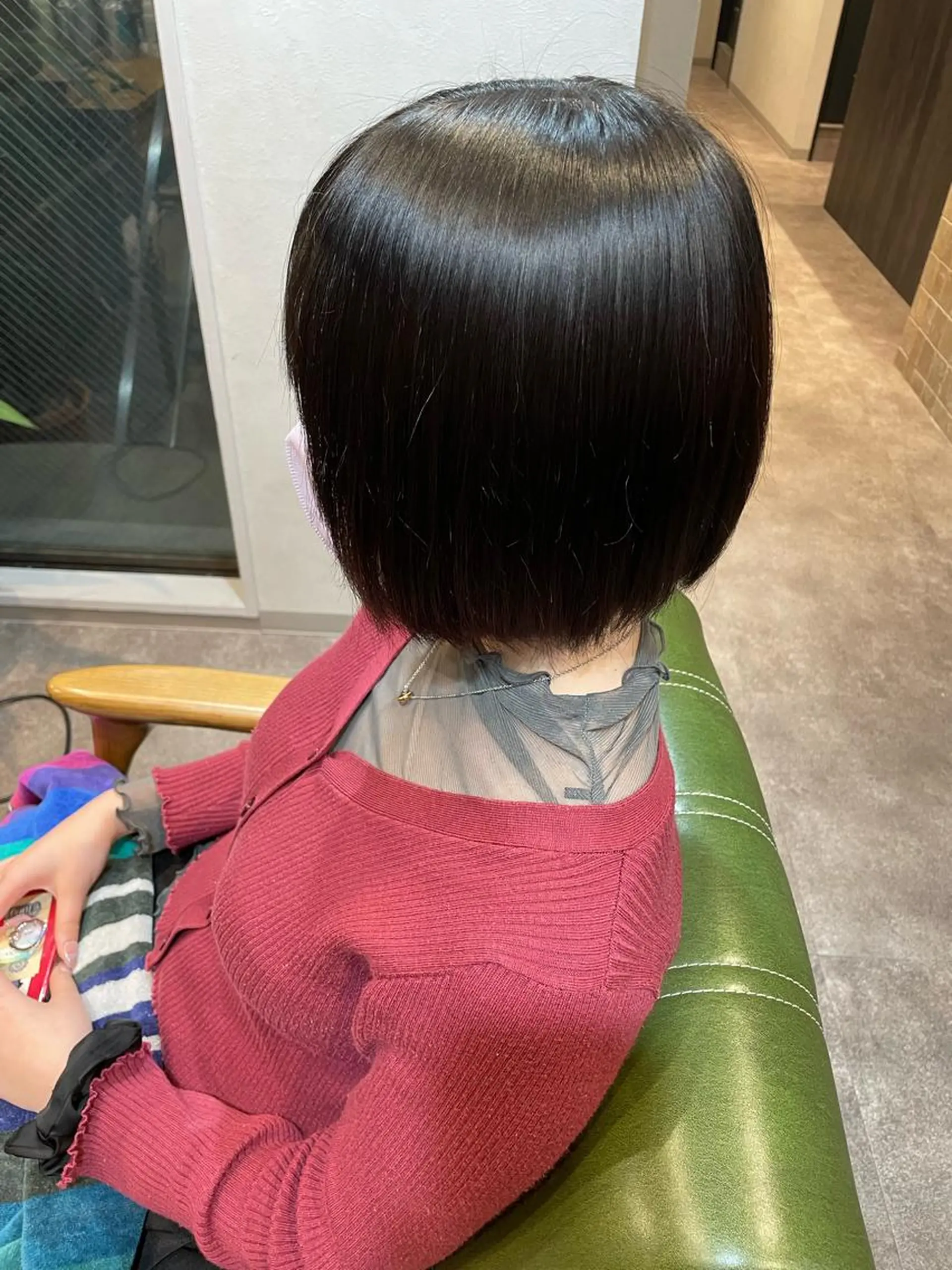 ミディアム カット ヘアカラー トリートメント 美容室amor所属・美髪 透明感カラーSotaのヘアスタイル