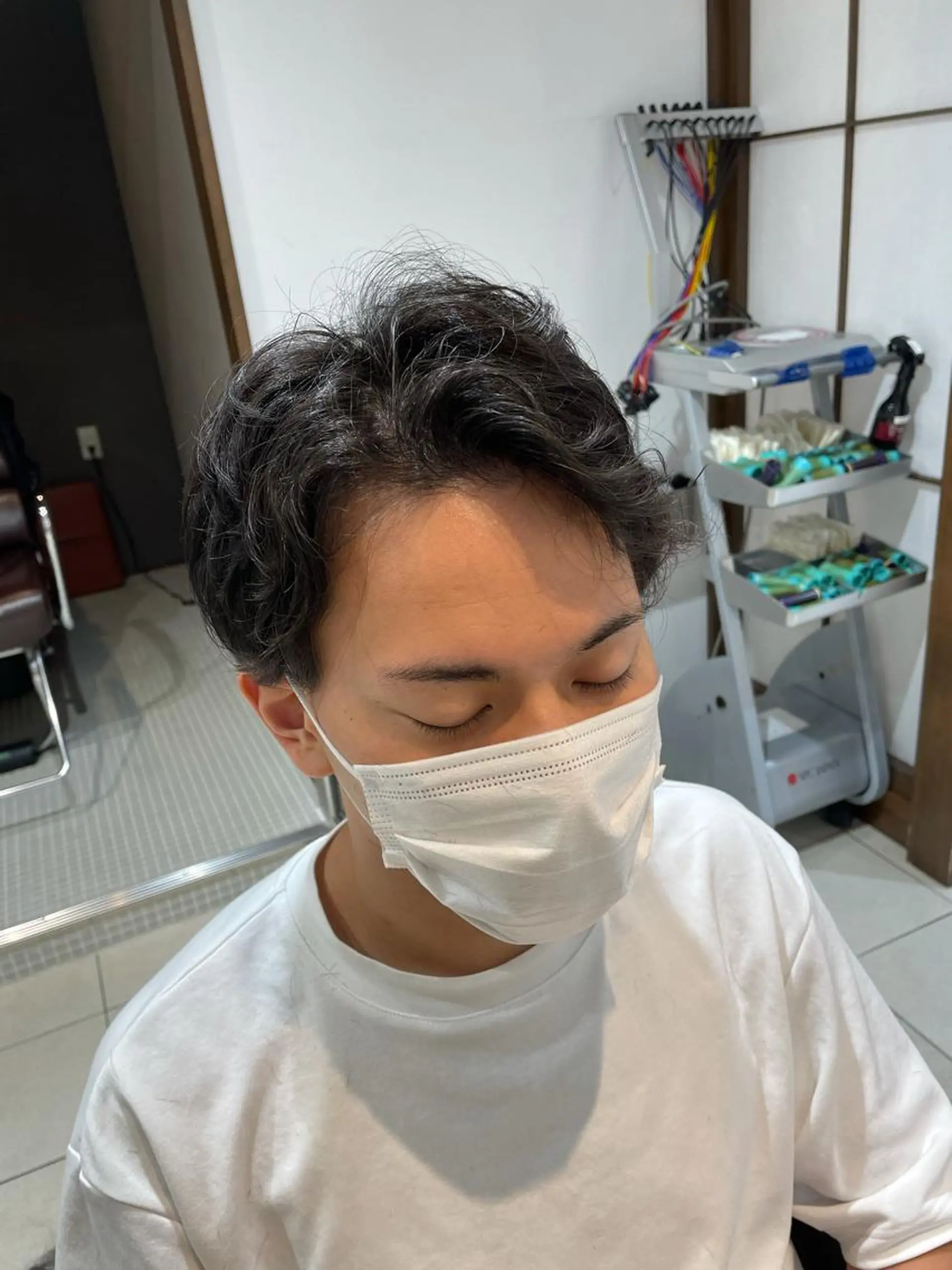 ショート パーマ VanCouncil 千種所属・大竹 穂香のヘアスタイル