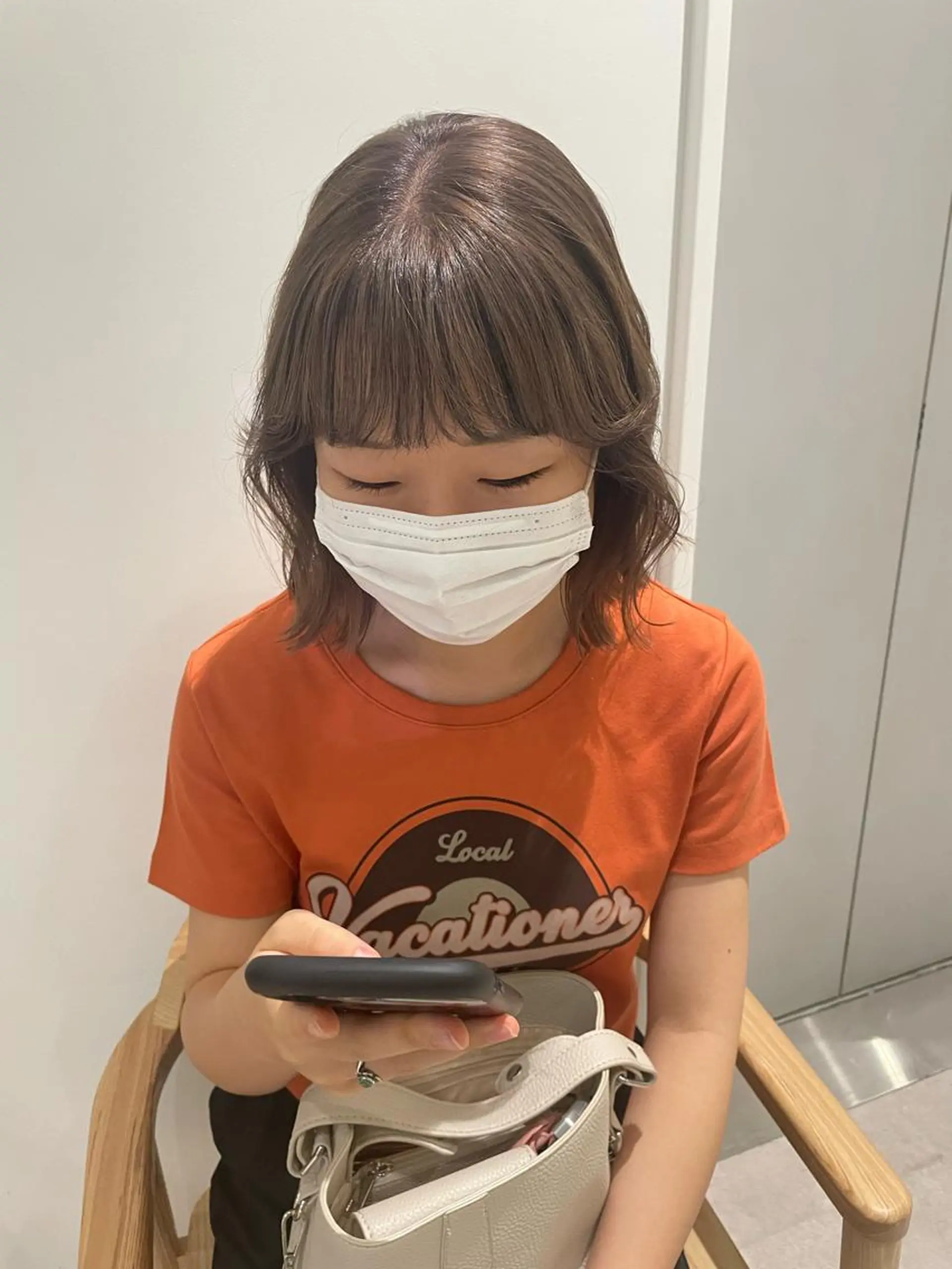 ミディアム カラー ベージュカラー ブリーチ 透明感カラー ベージュ🤎透明感 カラー🤎anriのヘアスタイル