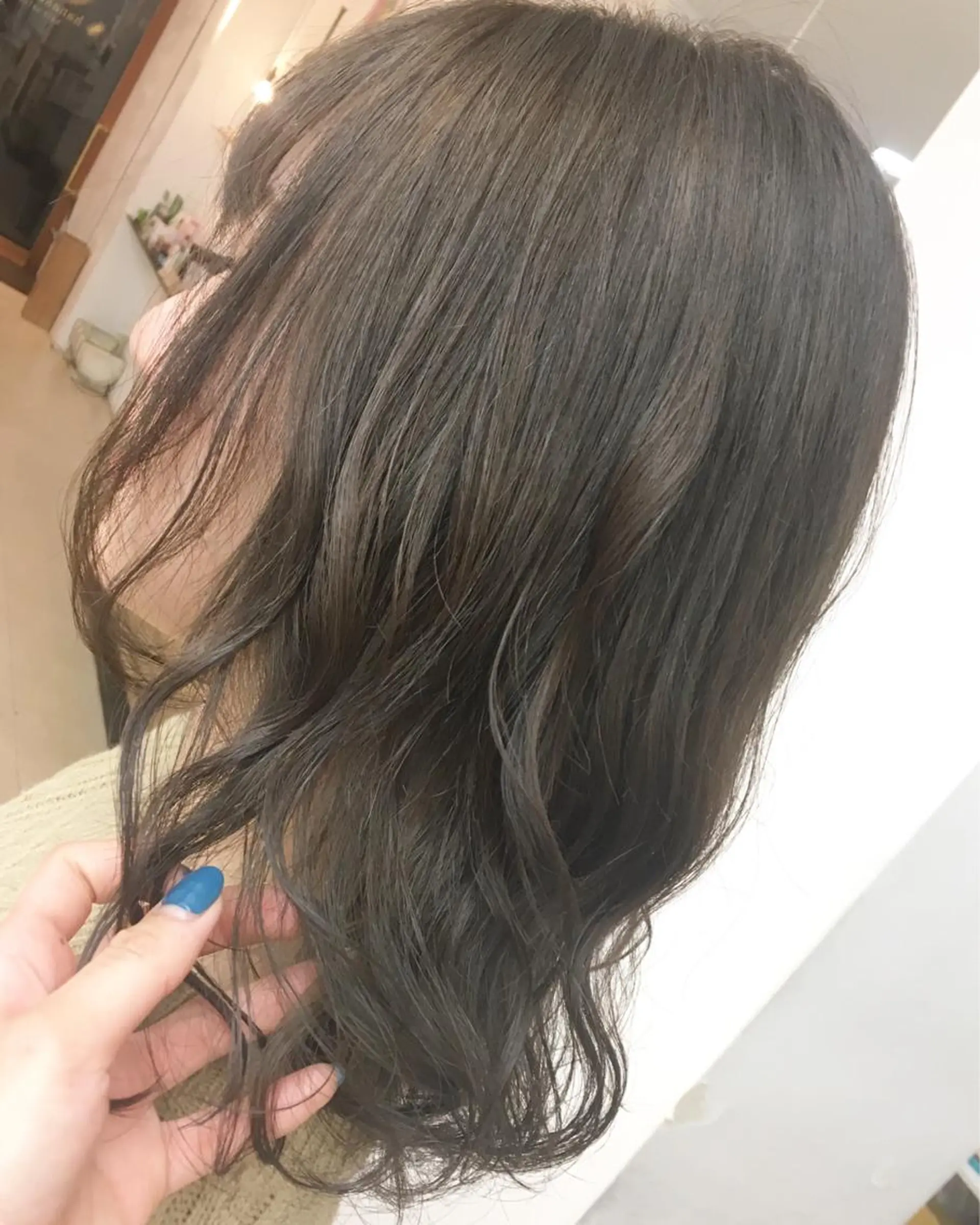 ミディアム ヘアカラー トリートメント 安永 涼のヘアスタイル