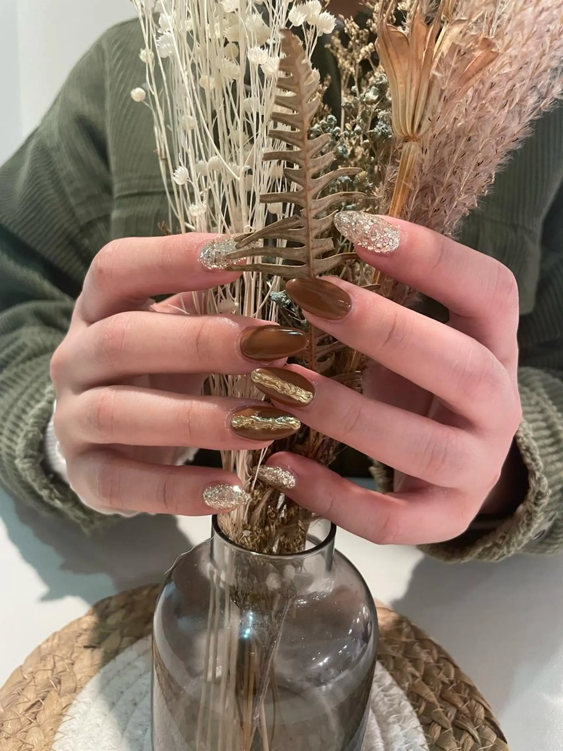 ネイル 長さ出し ハンドネイル DigNail Moeのネイルデザイン