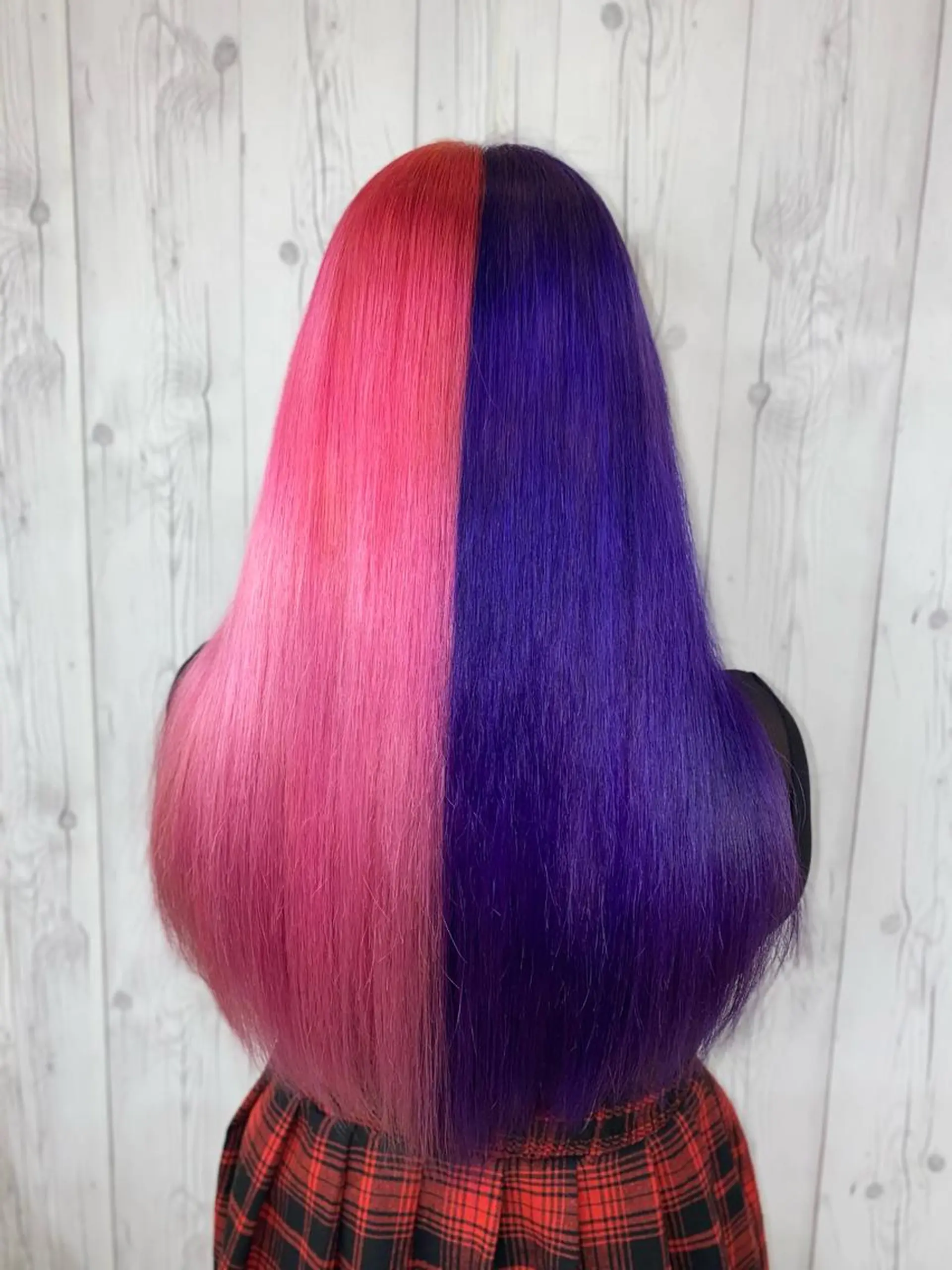 ロング パープルカラー ゆぴ☾‪/推しカラー /ハイトーンのヘアスタイル