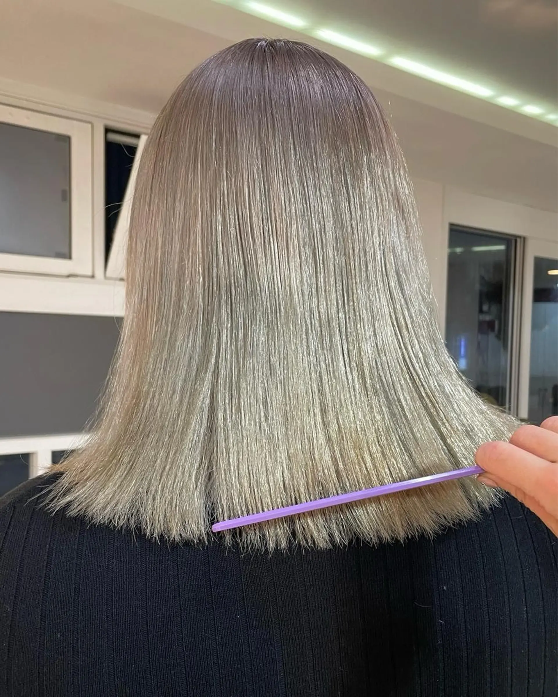 ミディアム カラー ハイトーン/ブリーチ /ウルフ⛓️MAKIのヘアスタイル