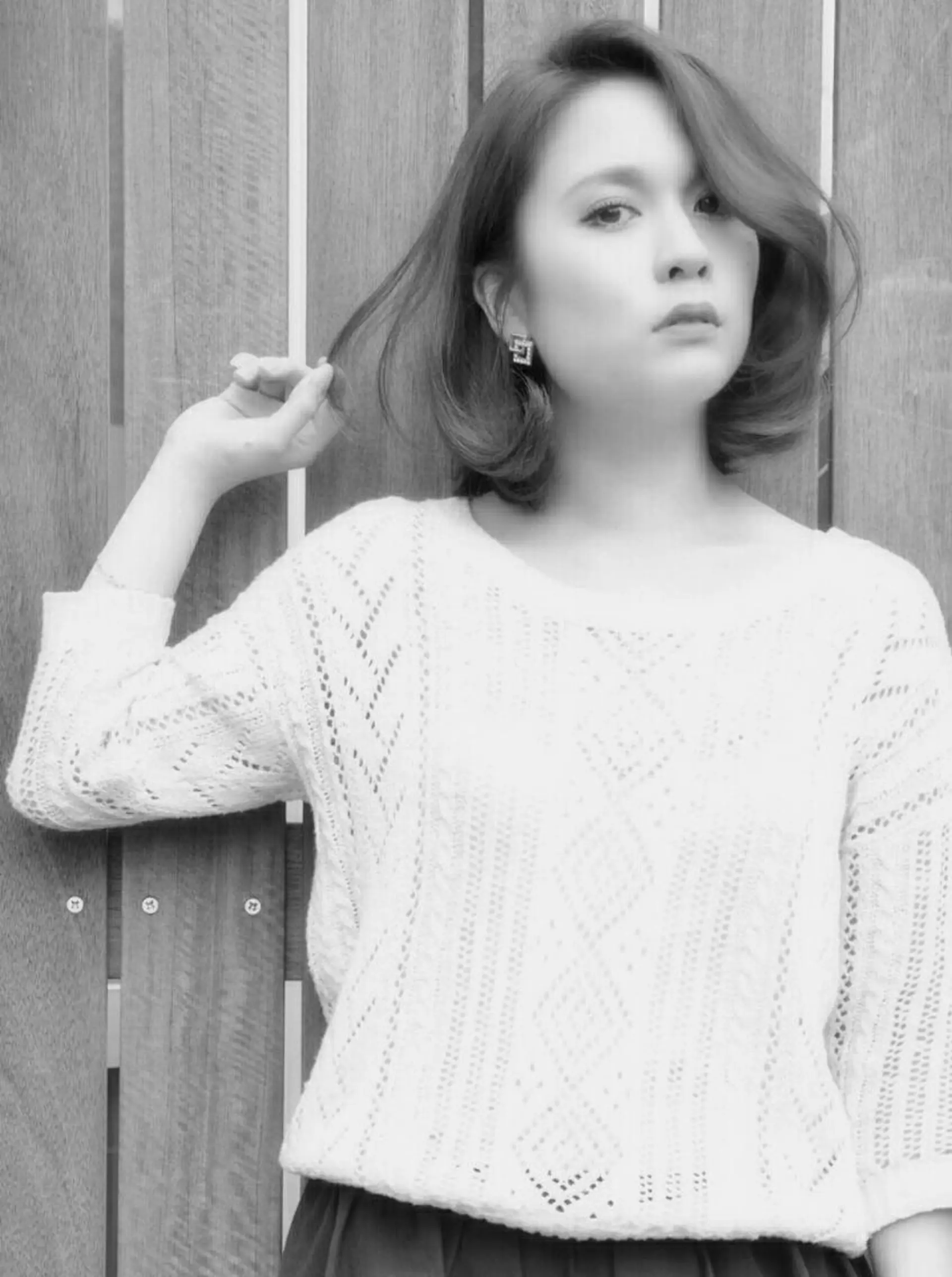 ミディアム セミロング ロング カラー パーマ ヘアアレンジ OKAMOTO SUSUMUのヘアスタイル