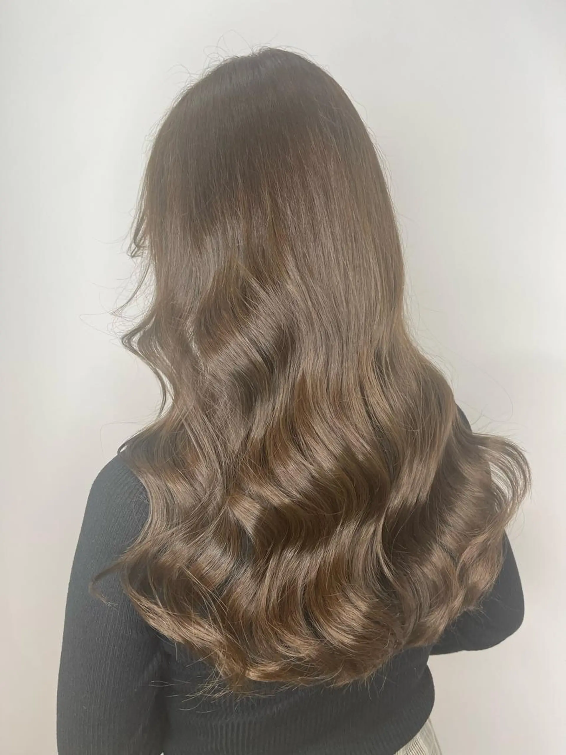 ロング カラー ヘアカラー トリートメント &chaLme   心斎橋所属・emi/髪質改善/ 韓国風/艶カラーのヘアスタイル